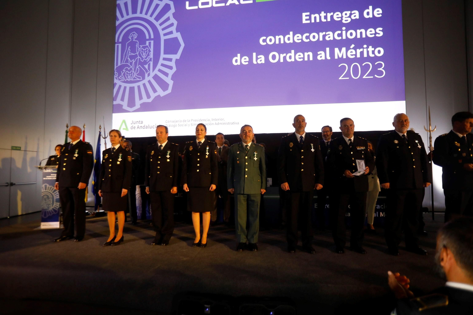 Entrega de la Orden al Mérito de la Policía Local de Andalucía, en imágenes