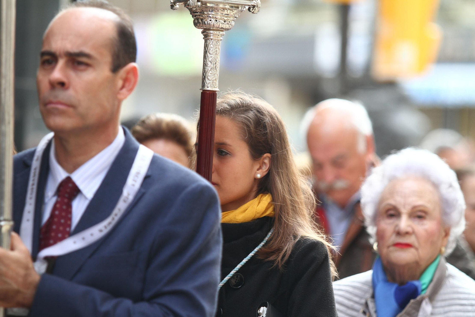 Procesión Solemne  de la Hermandad de La Vera Cruz, con el Santísimo Sacramento.