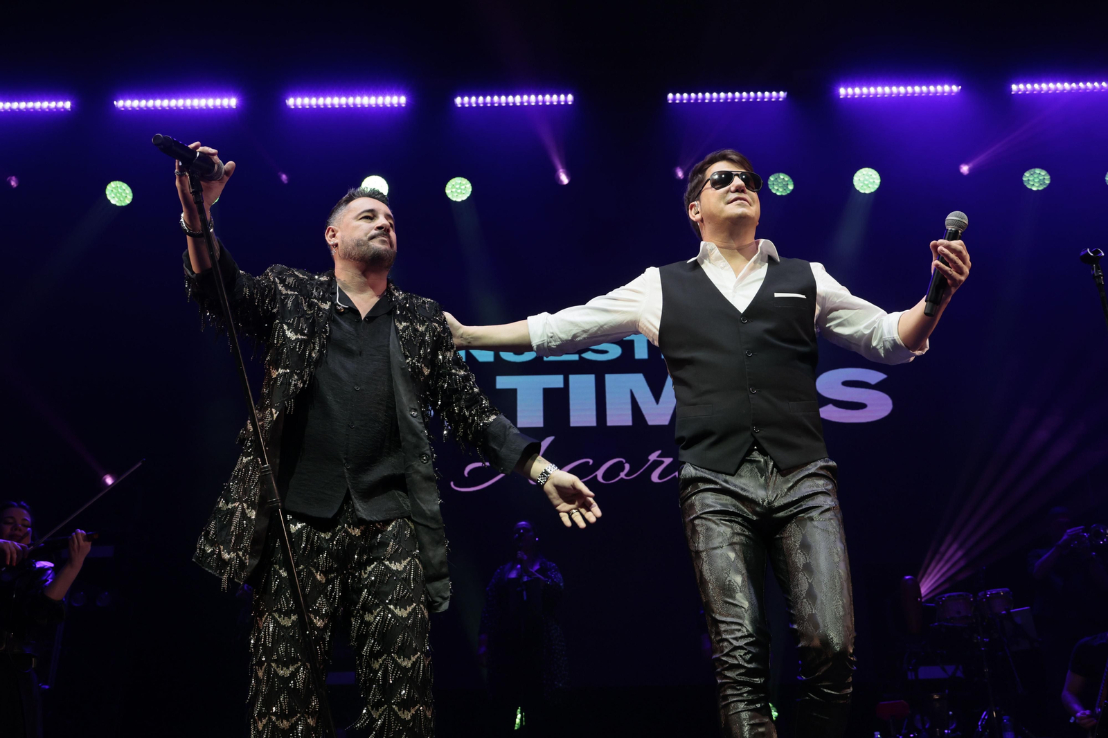 Las imágenes del concierto de Andy y Lucas