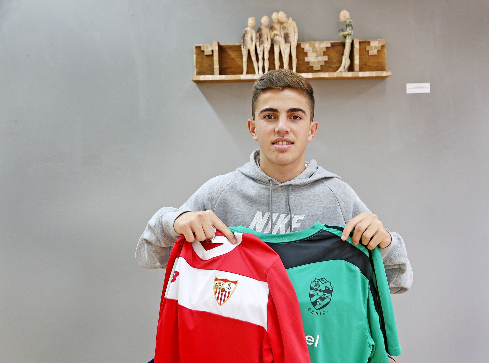 Antonio Zarzana, jugador del Sevilla Atlético