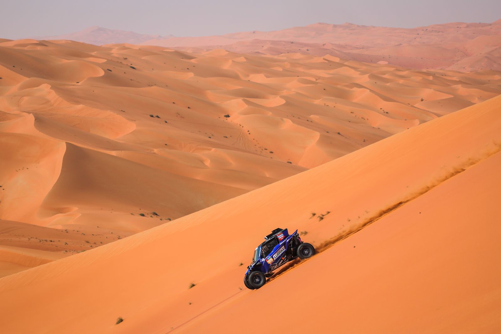 Las mejores fotos del Dakar por las dunas