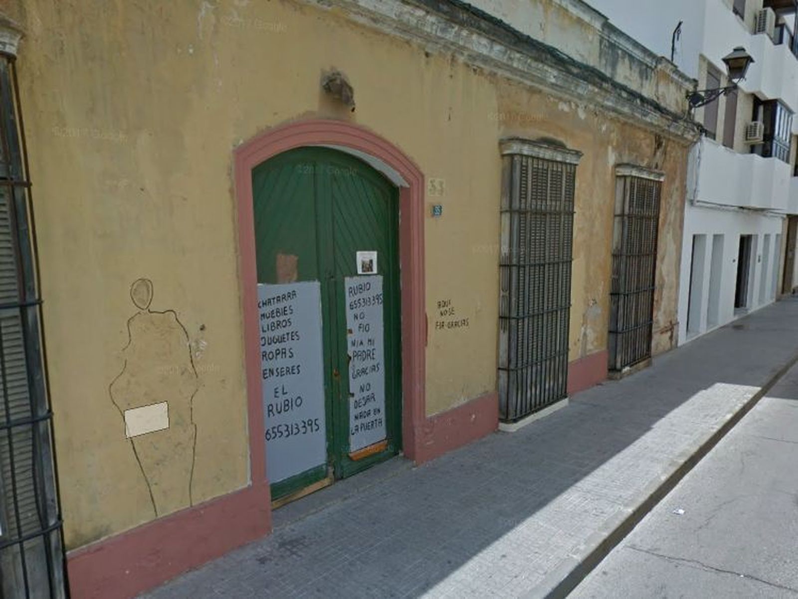 Una imagen de la antigua chatarrería ubicada en el número 35 de la calle Santa Lucía.