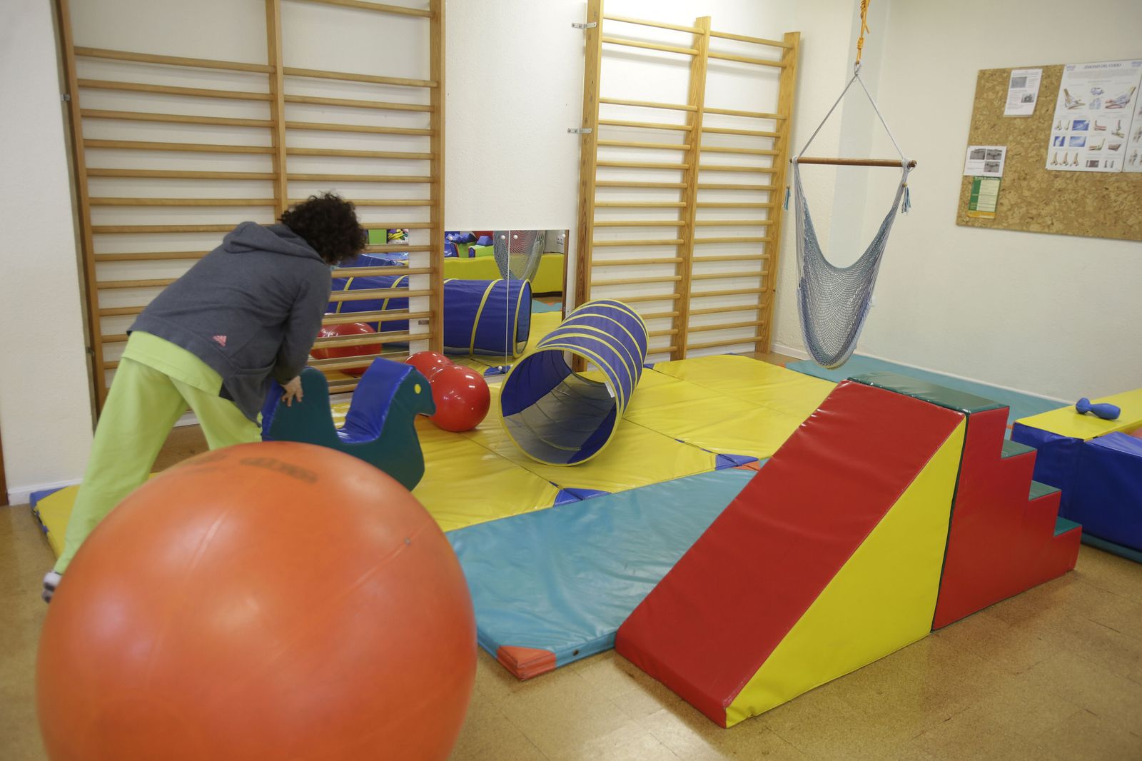 La trabajadora de un centro específico de Educación de Especial.