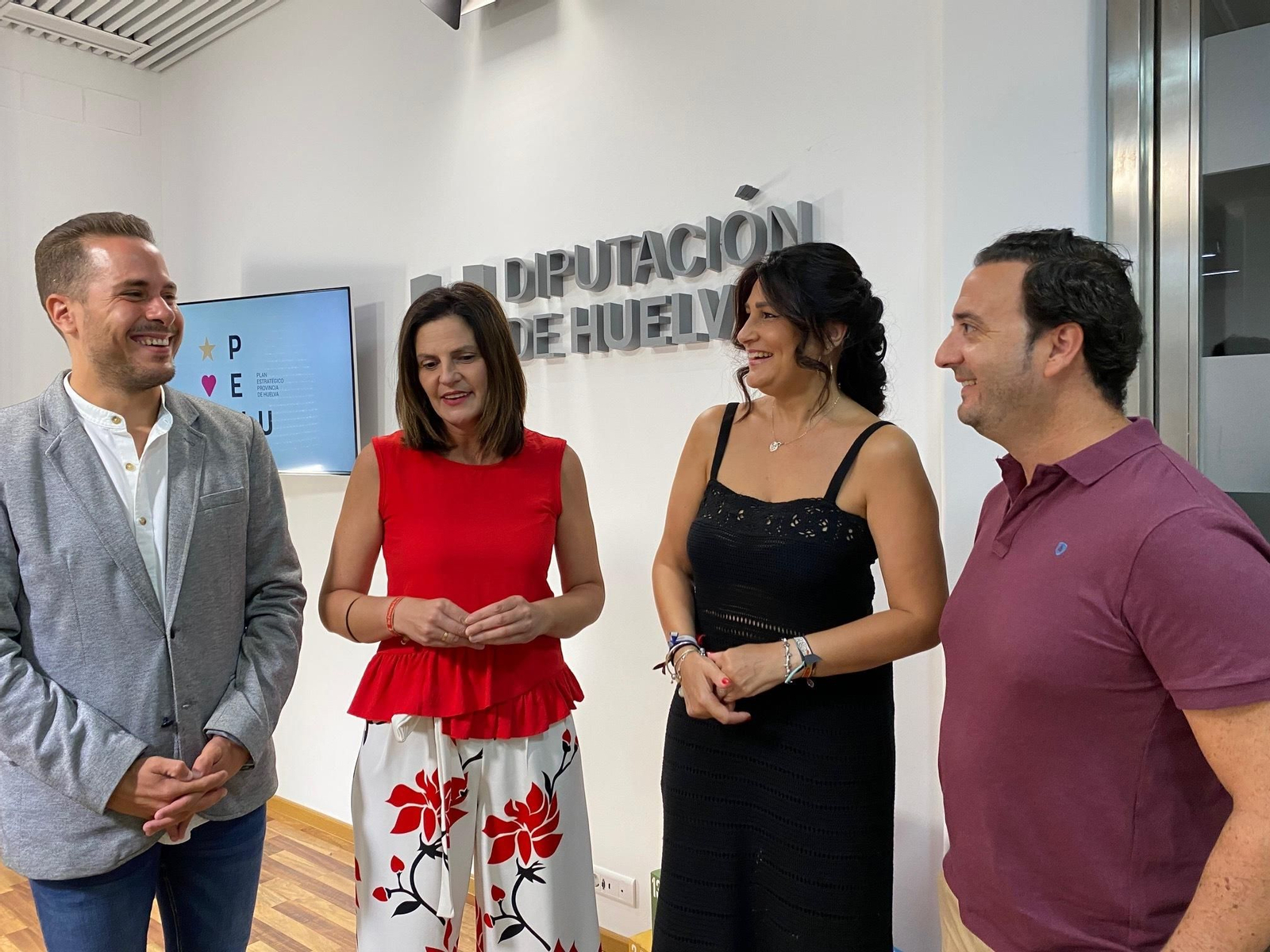 Presentación del espectáculo en la Diputación de Huelva.