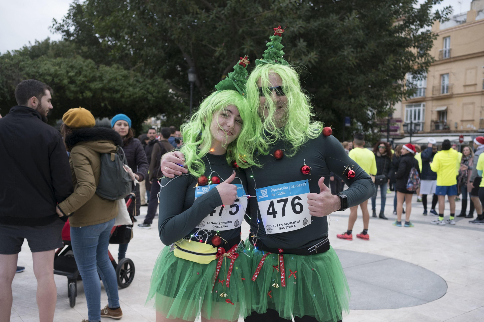 Las imágenes de la segunda edición de la San Silvestre gaditana