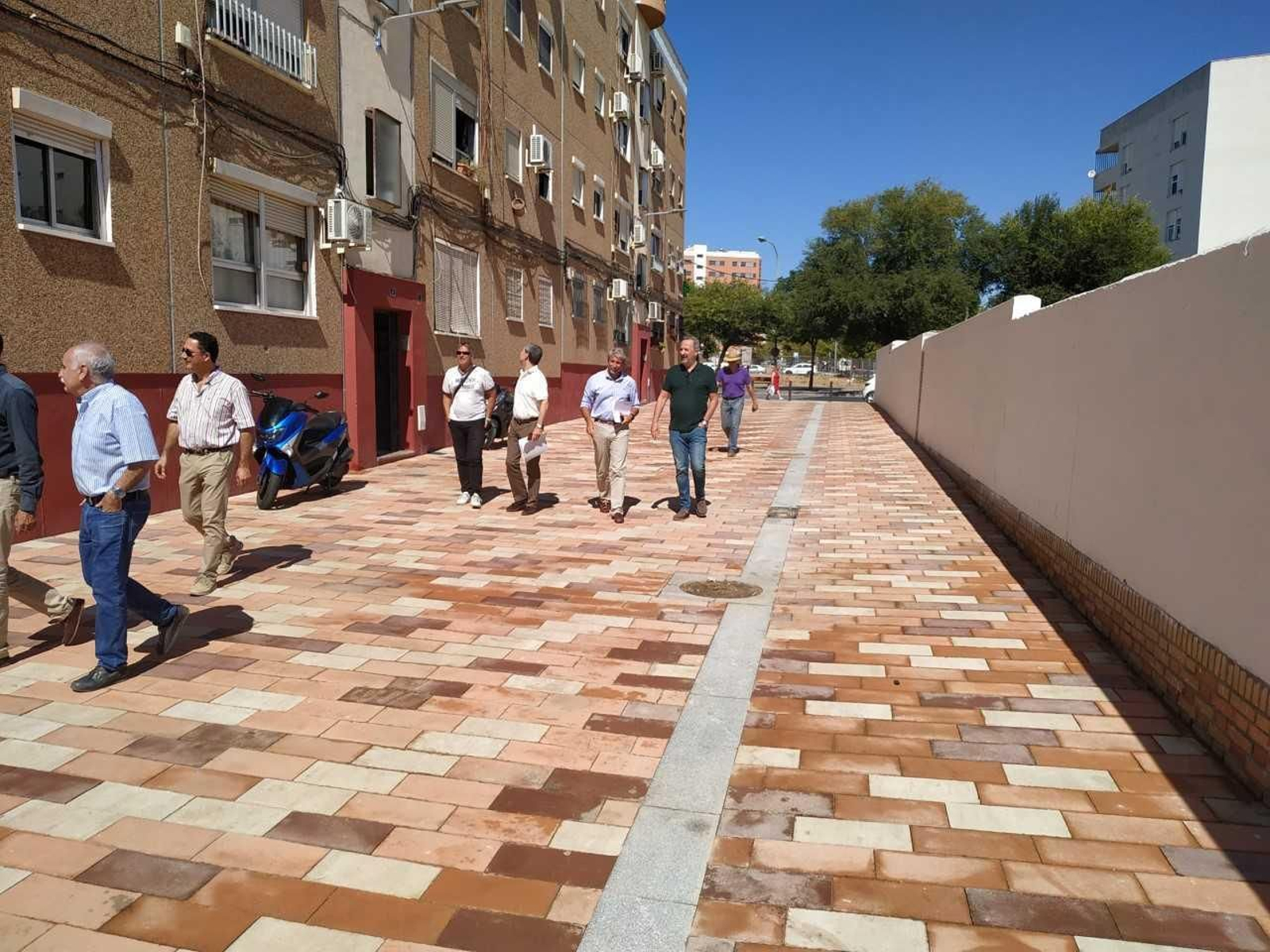 Imagen de la calle Camelia tras las obras.