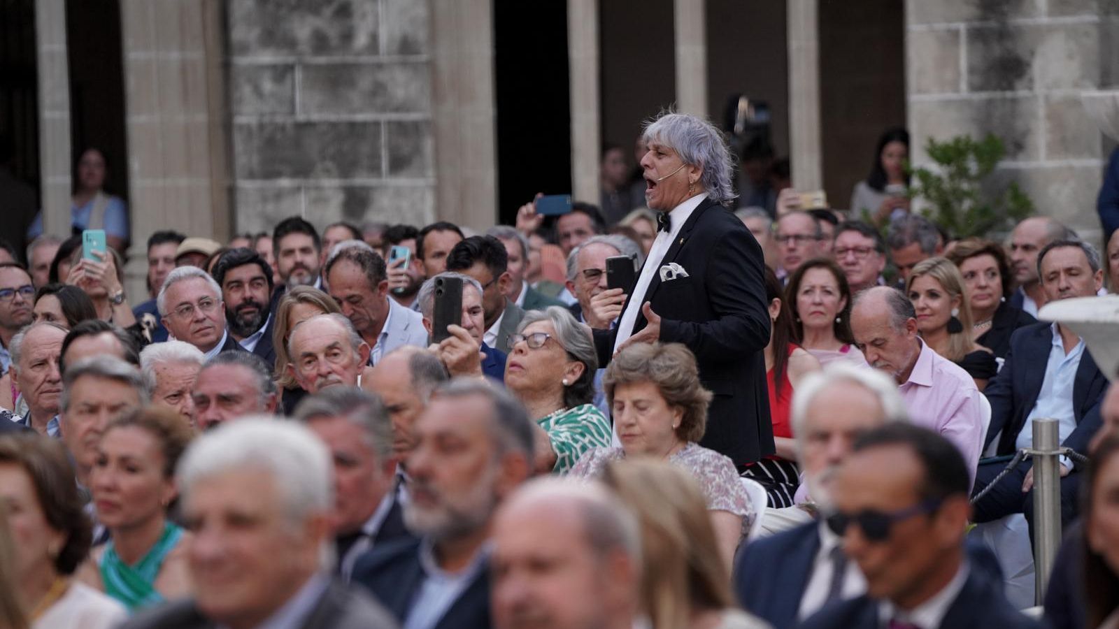 Antonio Malena, en el inicio del acto.