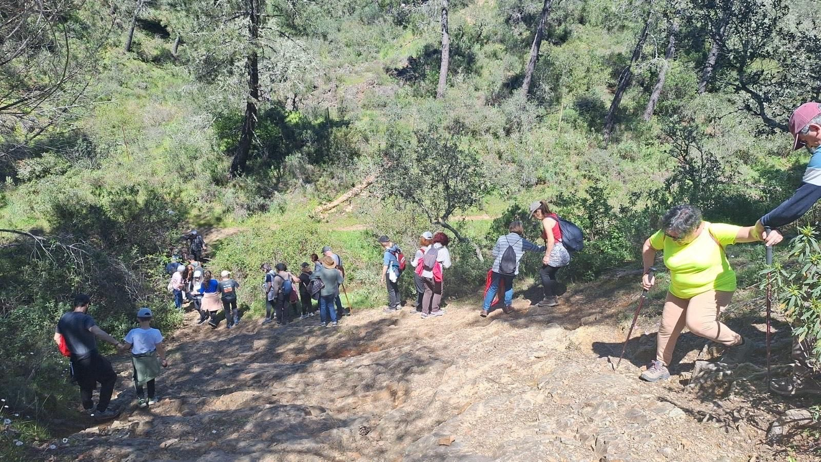Una de las rutas de senderismo organizadas por Participa Córdoba.