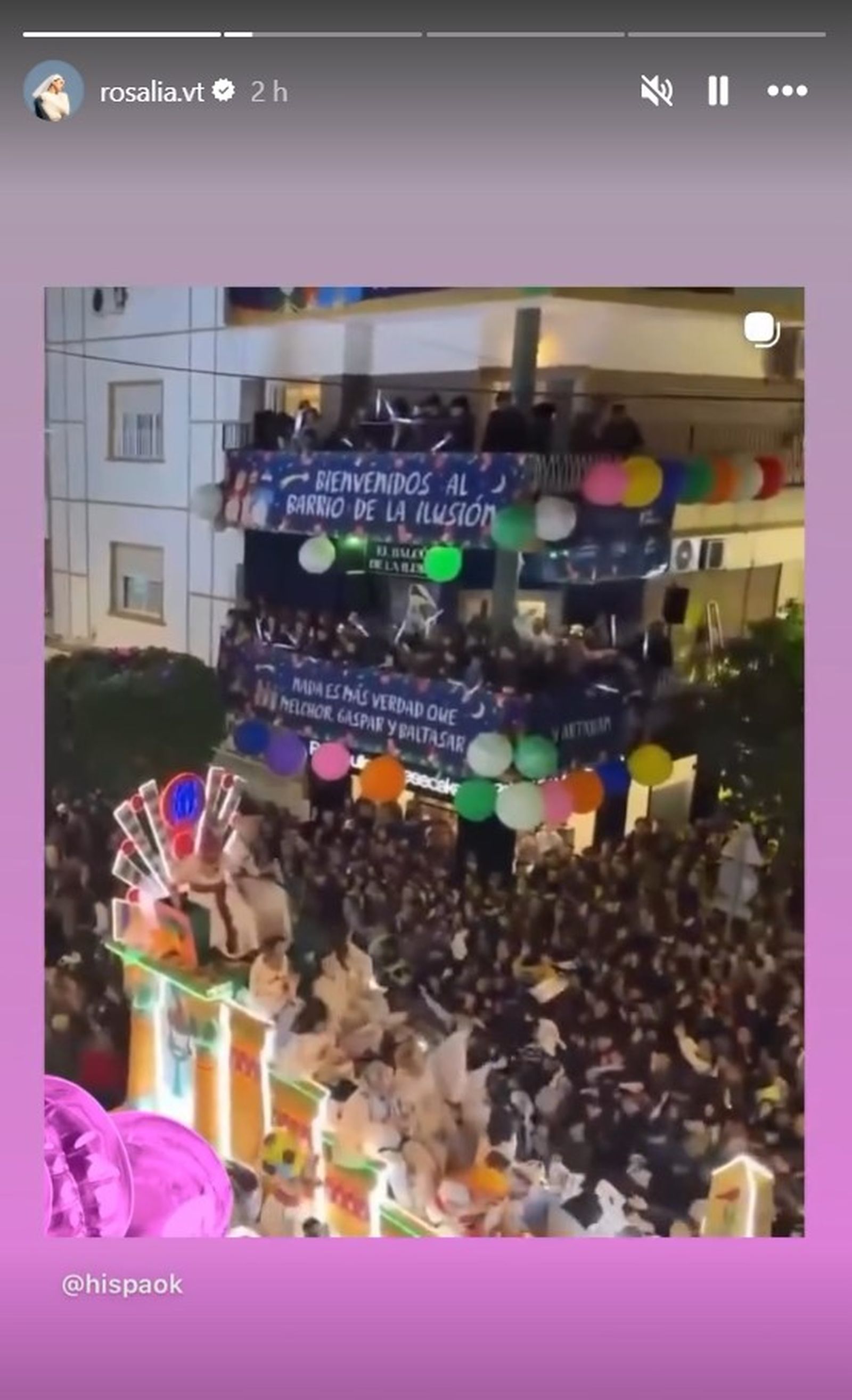 Publicación compartida por Rosalía en su perfil oficial de Instagram