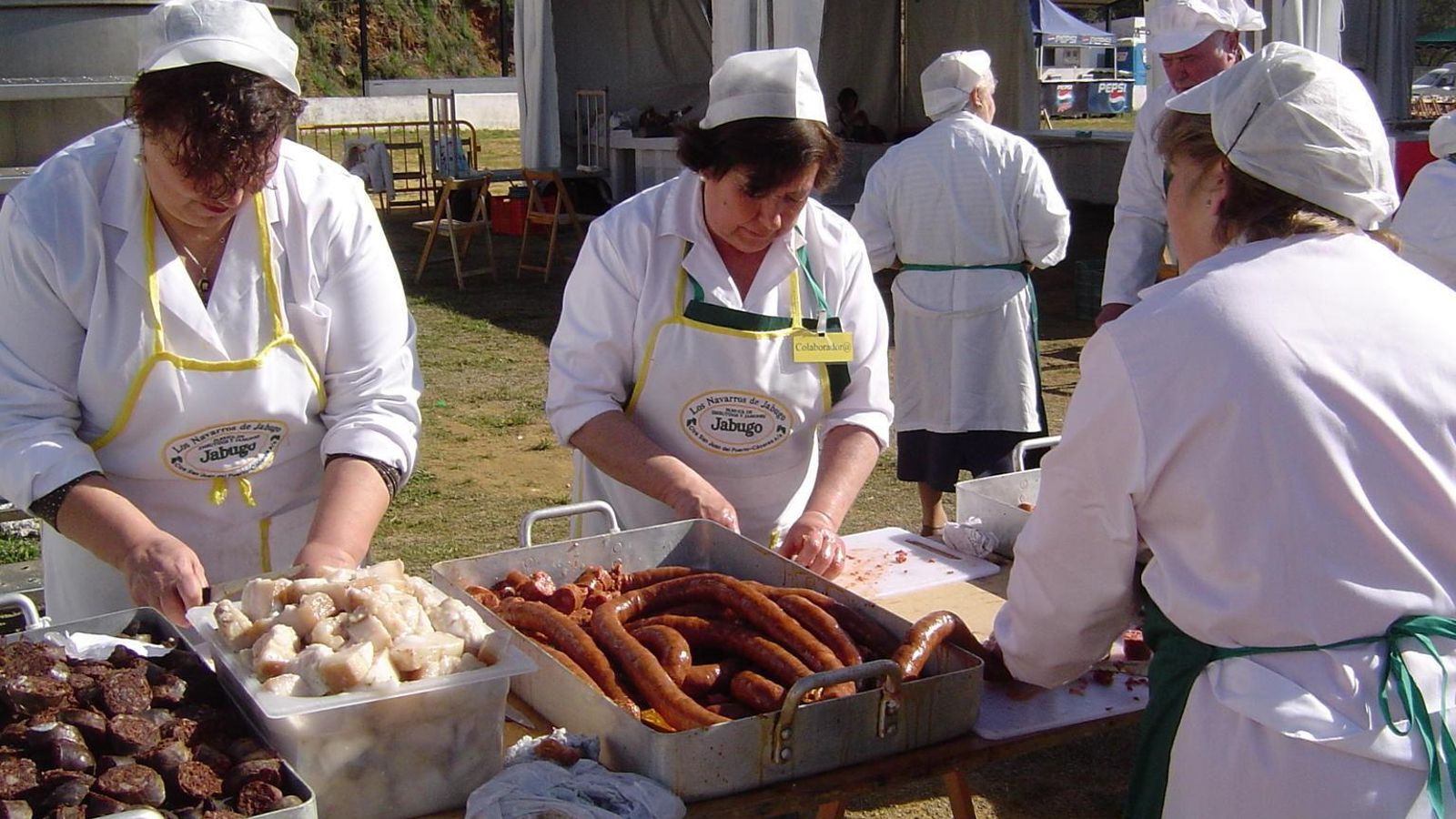 Elaboración en Jabugo del Mayor Cocido del Mundo en anteriores ediciones