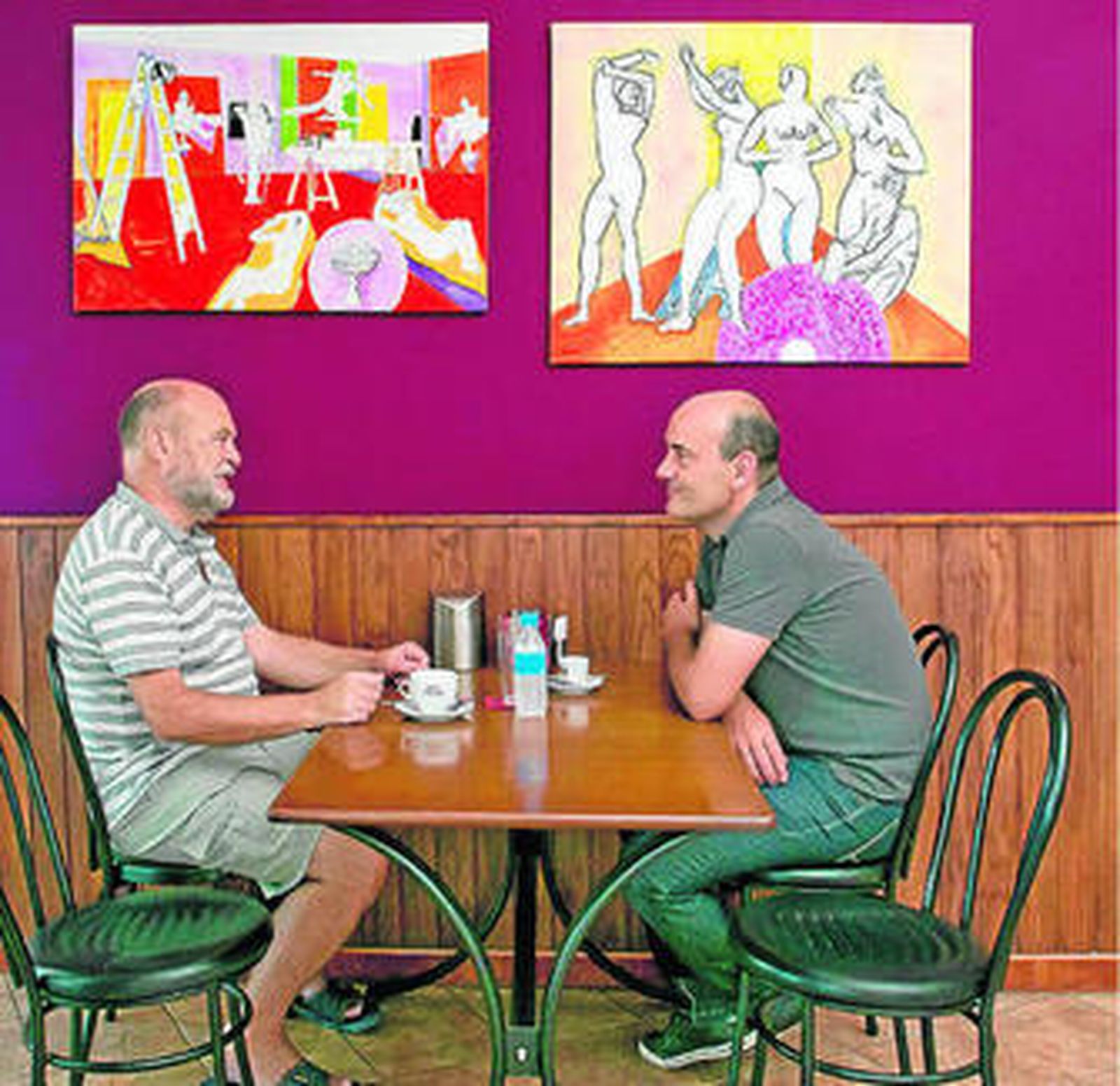 El pintor ha recogido su  obra en una publicación con pintura y poesía.