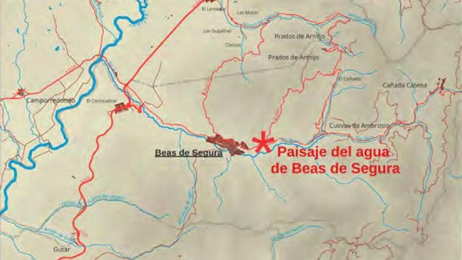 Localización del nuevo Paisaje de Interés Cultural.