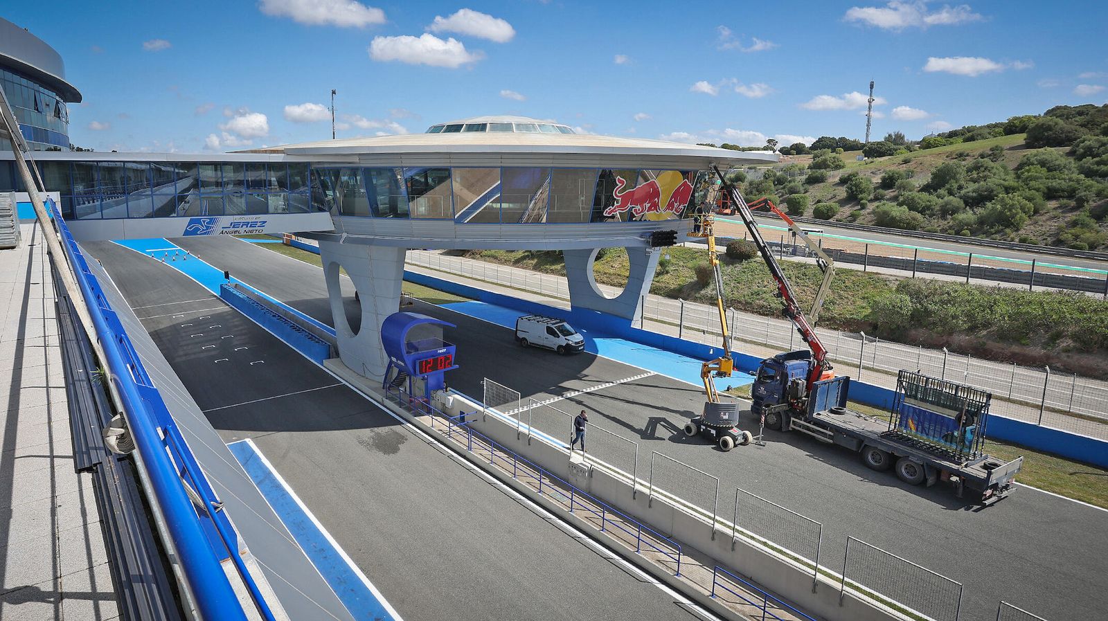 Así se prepara  el circuito para recibir el Gran Premio