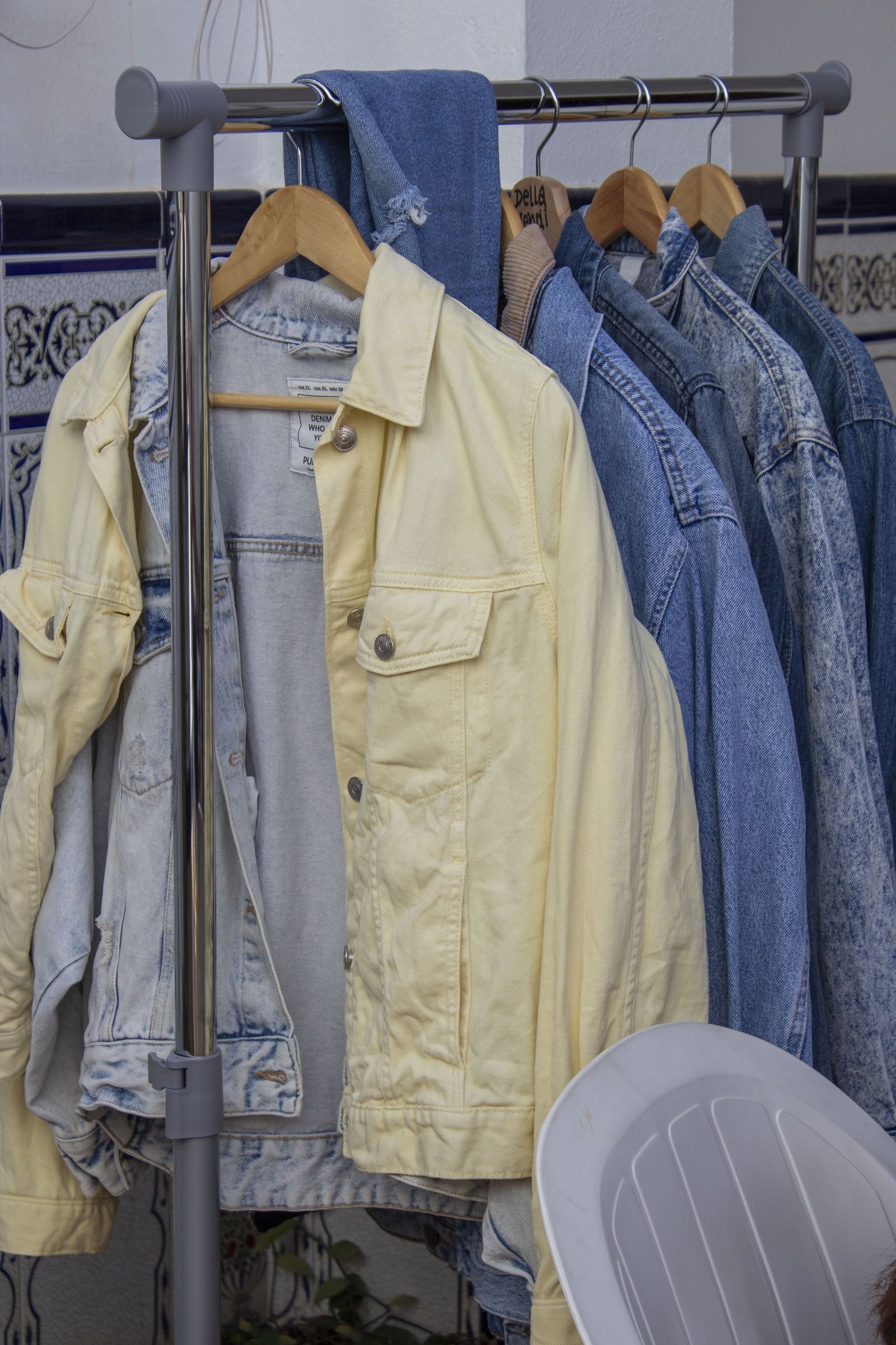 Fotos de la entrevista y de los diseños DellaWendi