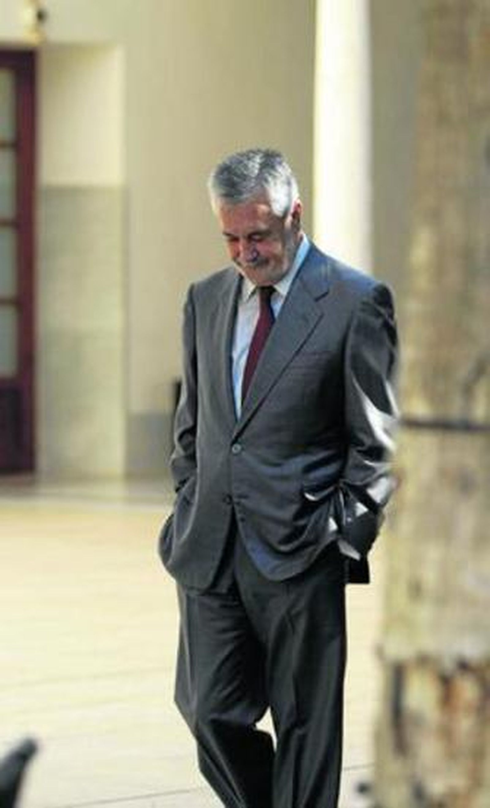 José Antonio Griñán, el jueves pasado en el Parlamento andaluz.