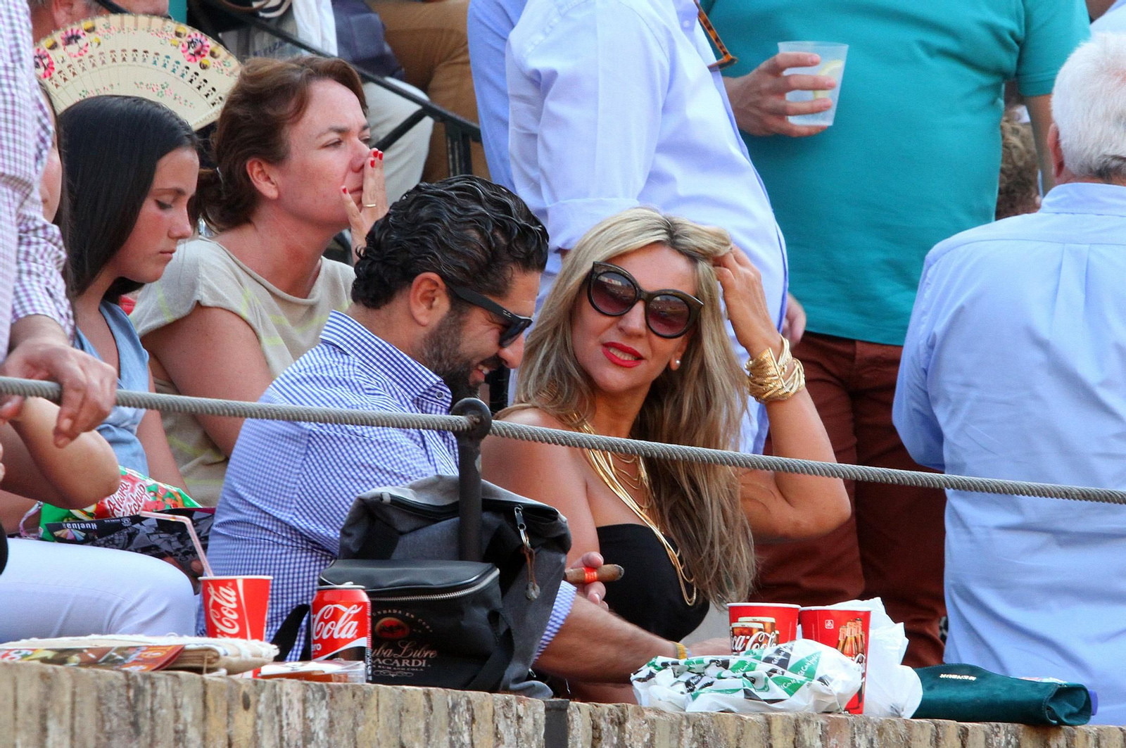 Imágenes de la corrida de rejones de Pablo Hermoso de Mendoza, Andrés Romero y Lea Vicens.