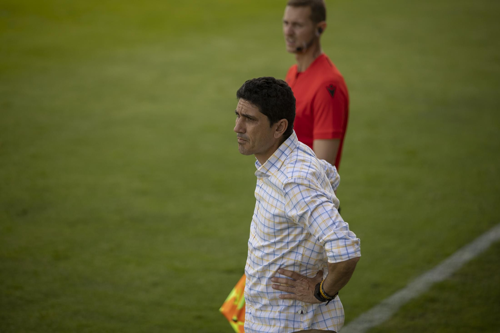 Imágenes del partido entre el San Roque de Lepe y el Atlético Sanluqueño