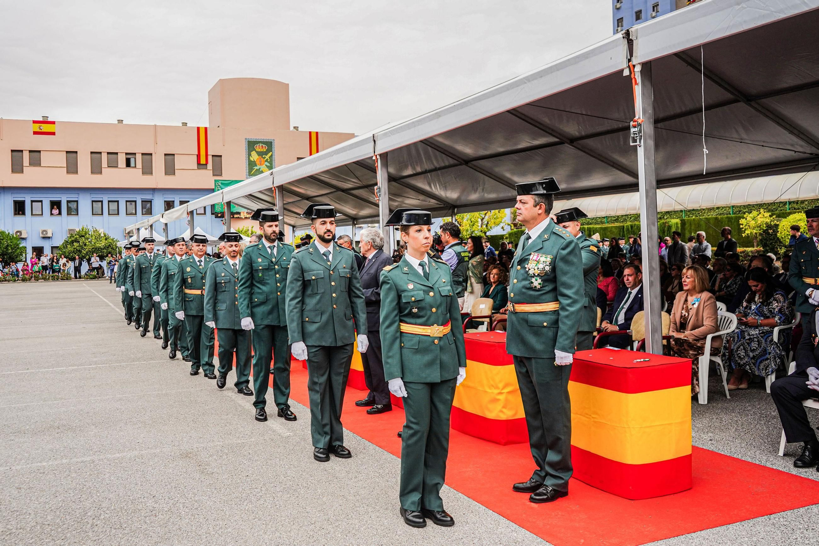 Así fueron los actos en honor a la patrona de la Guardia Civil en Granada