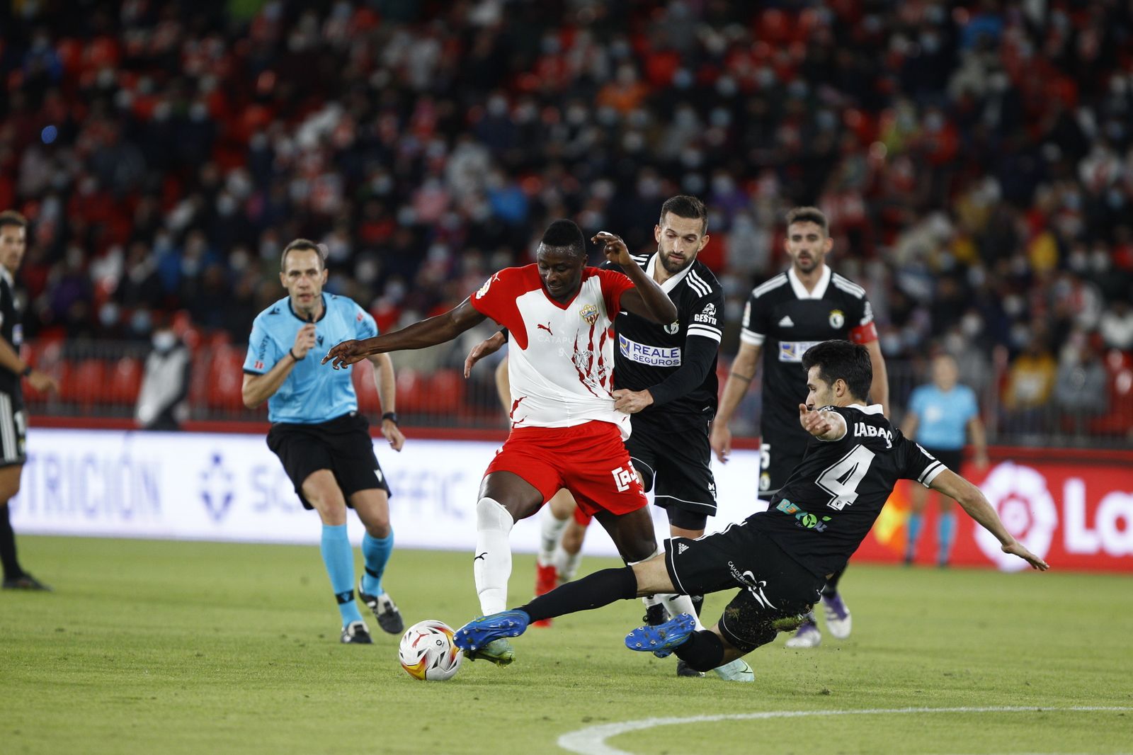 Sadiq, en un partido.