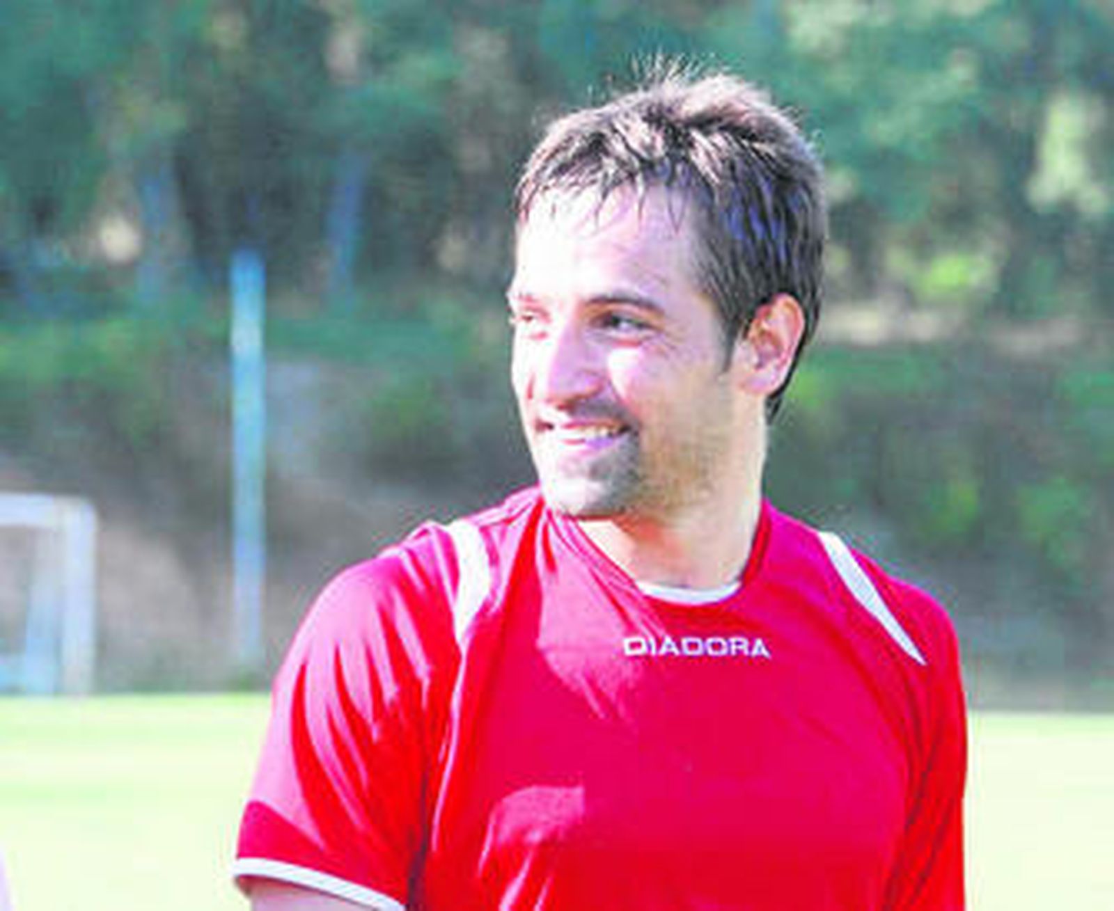 Aarón Bueno, durante la semana del verano pasado en la que estuvo a prueba en el Girona.