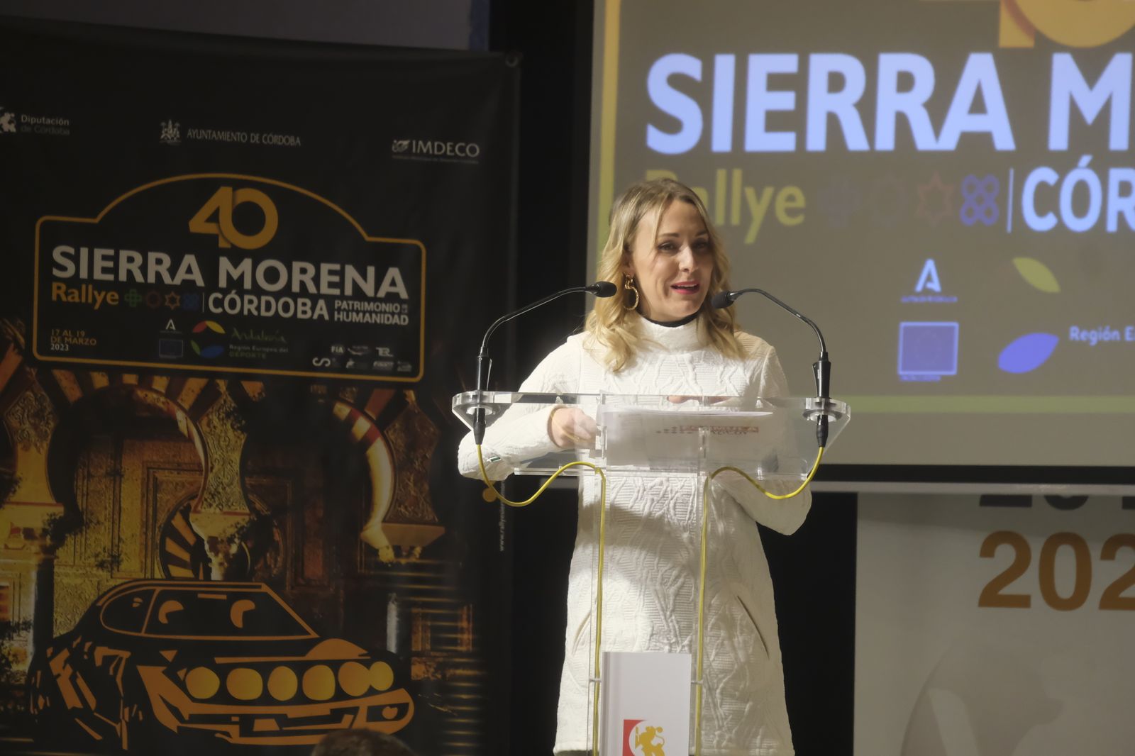 La presentación del recorrido del Rallye Sierra Morena 2023, en imágenes