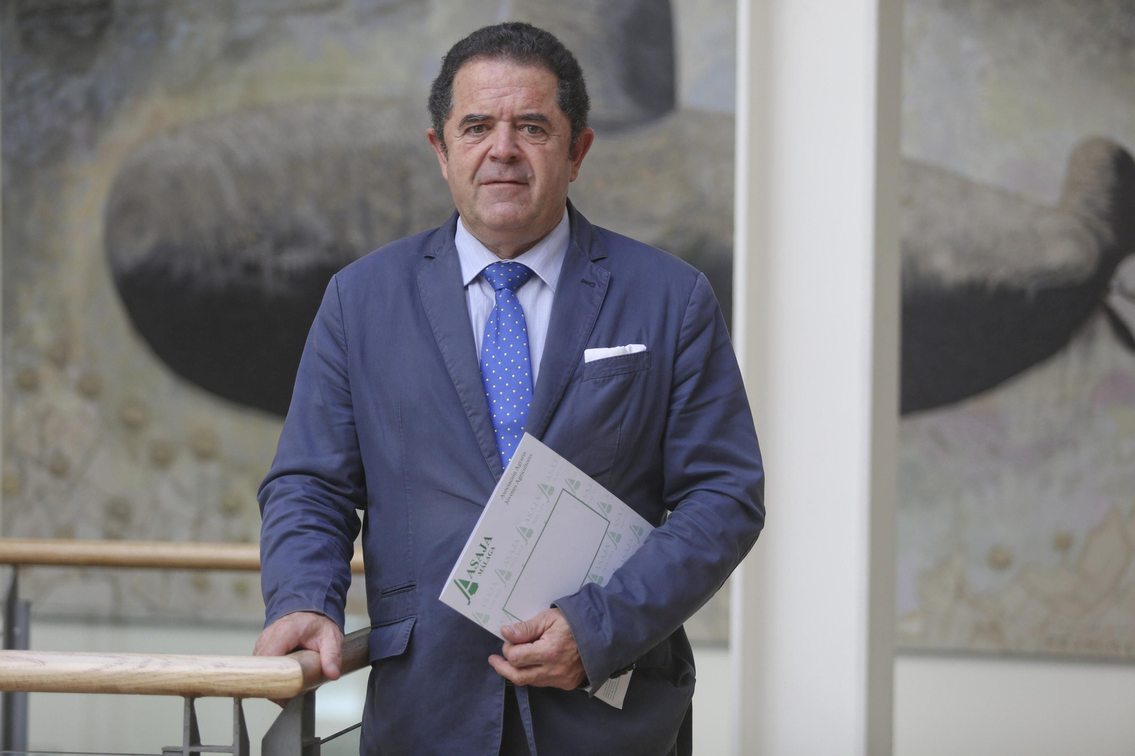 Baldomero Bellido, momentos antes de la entrevista con este diario.