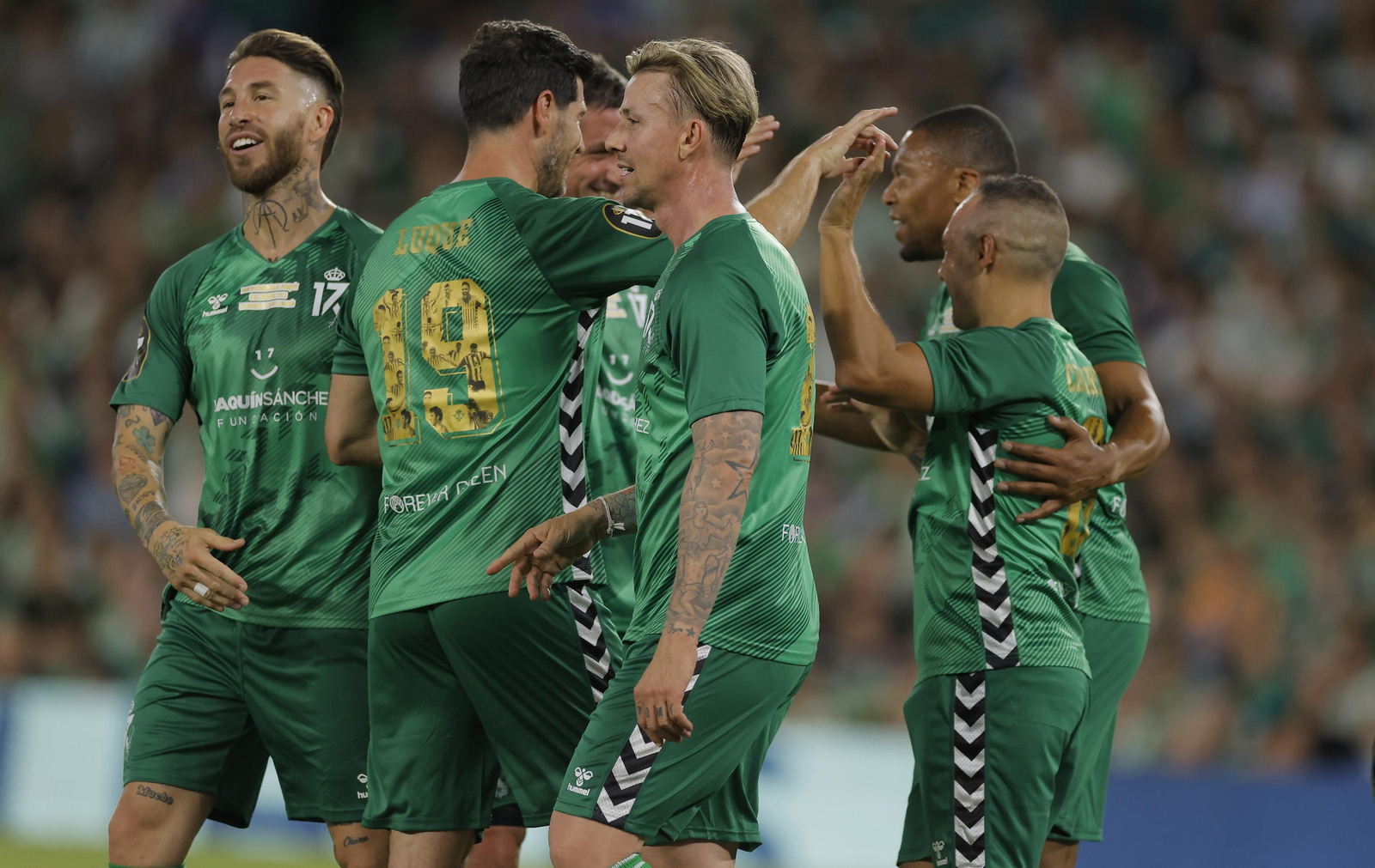 Las imágenes del partido de despedida de Joaquín