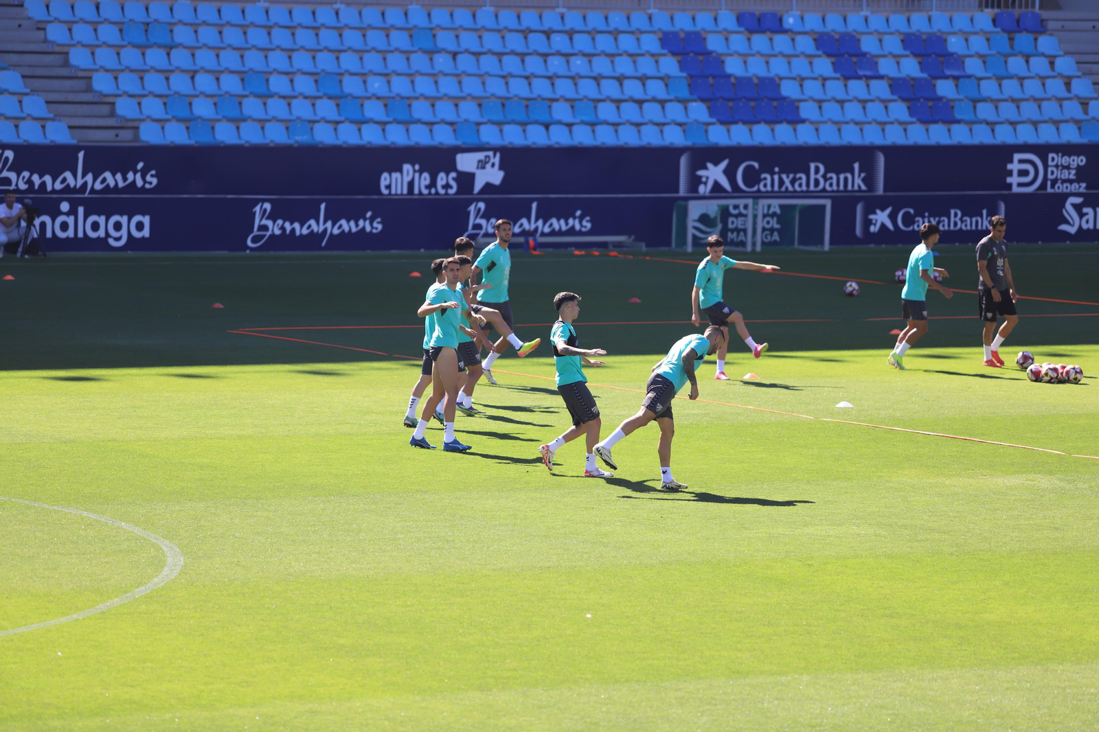 Las fotos del último entrenamiento del Málaga de la temporada