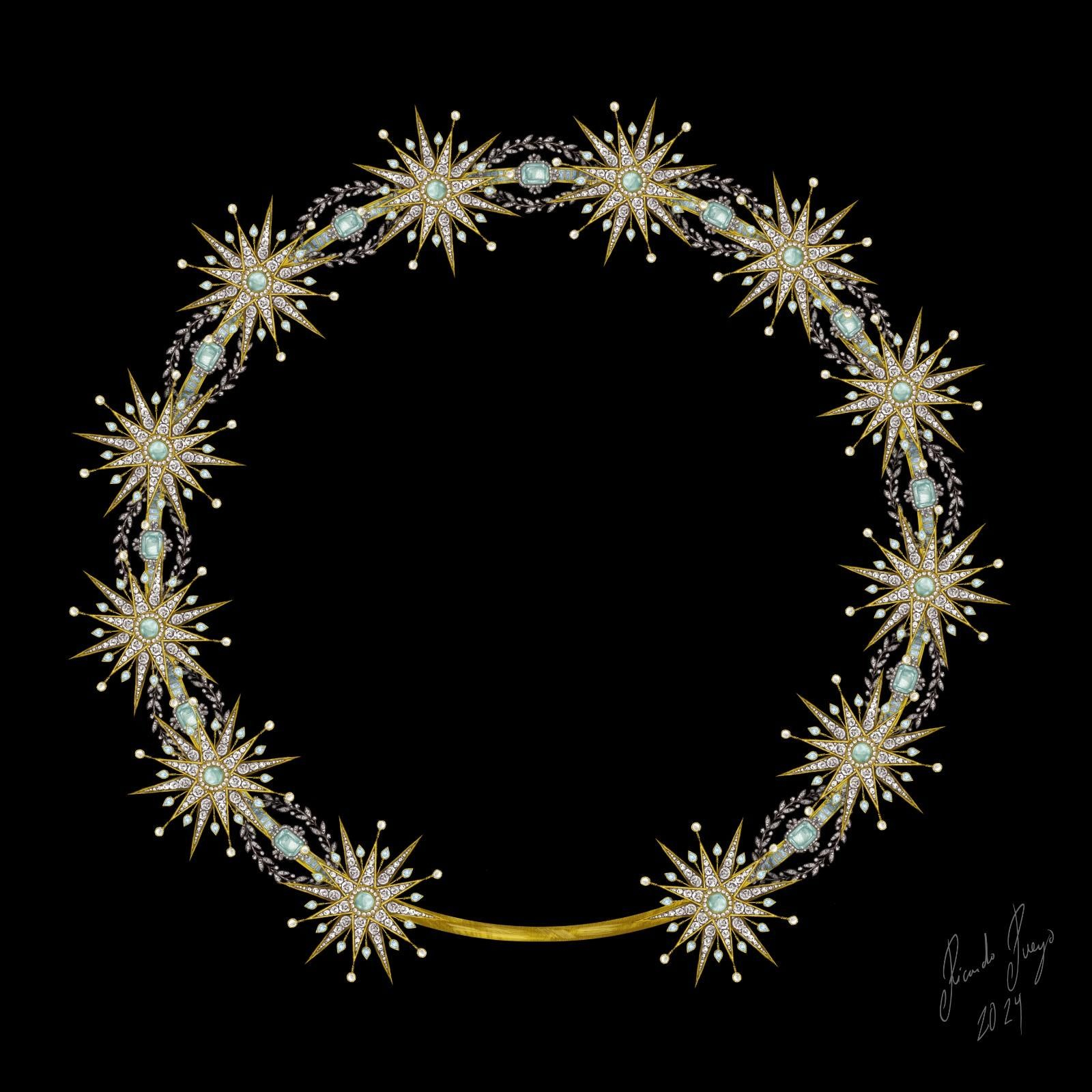 Diseño del nuevo aro para la Asunción, por Ricardo Pueyo