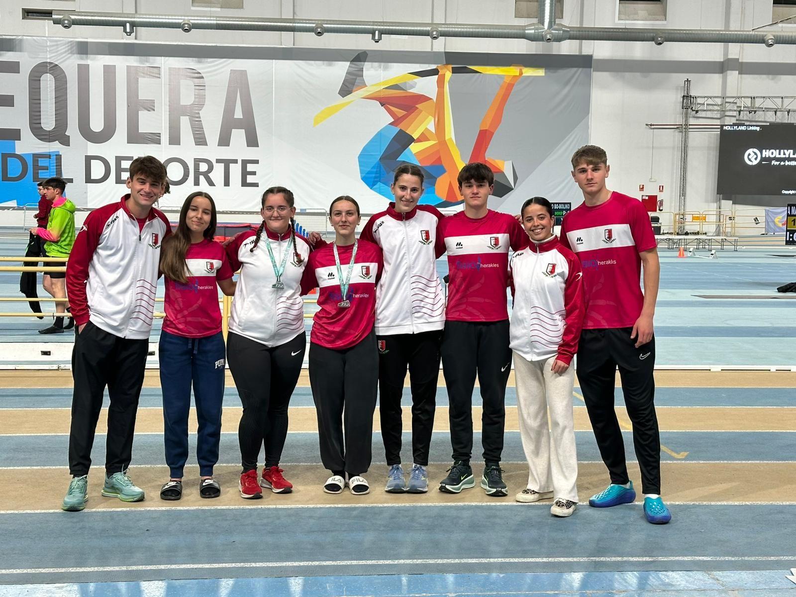 Participantes del Bahía de Cádiz en la prueba de Antequera.