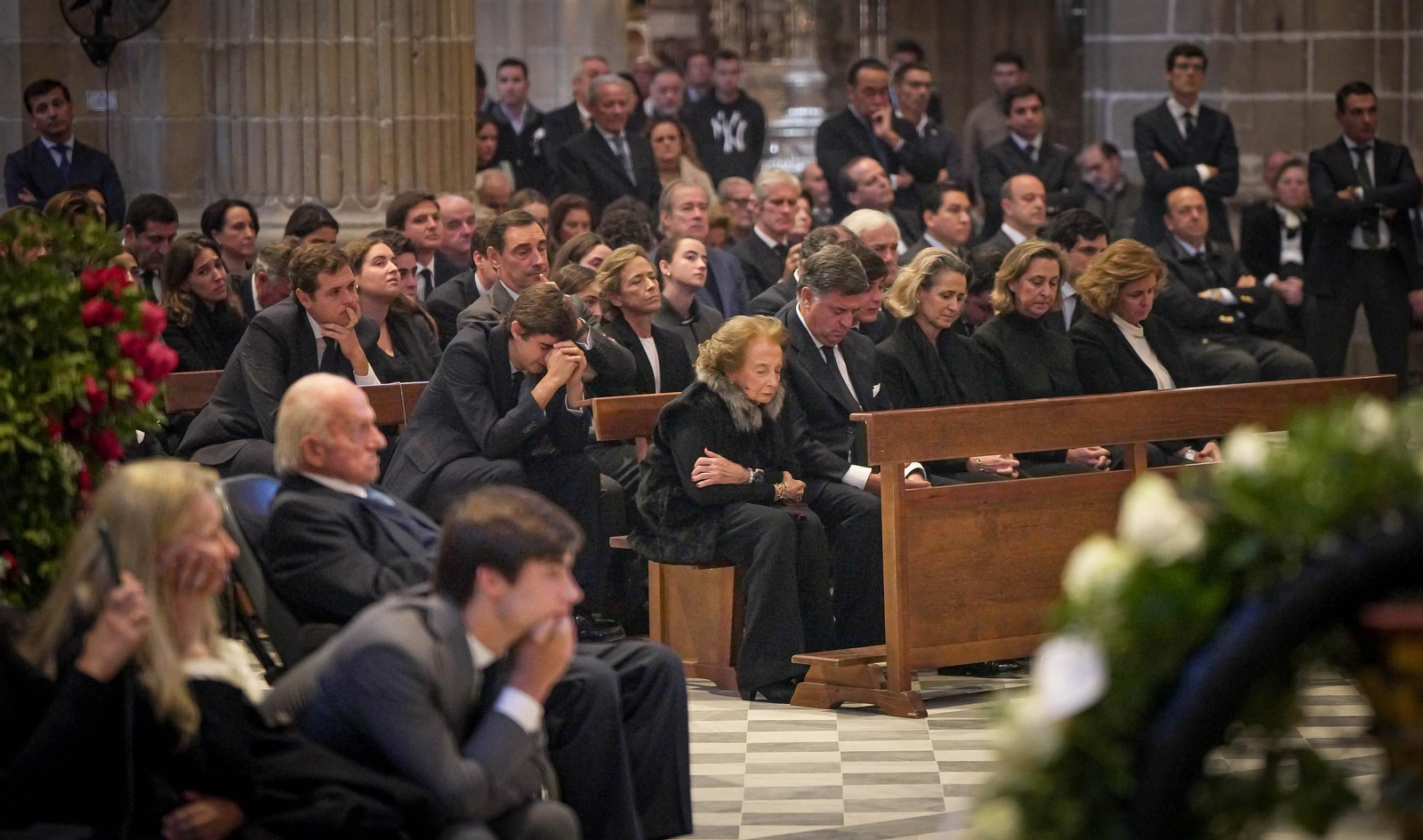 Imágenes del funeral de Álvaro Domecq en la catedral de Jerez