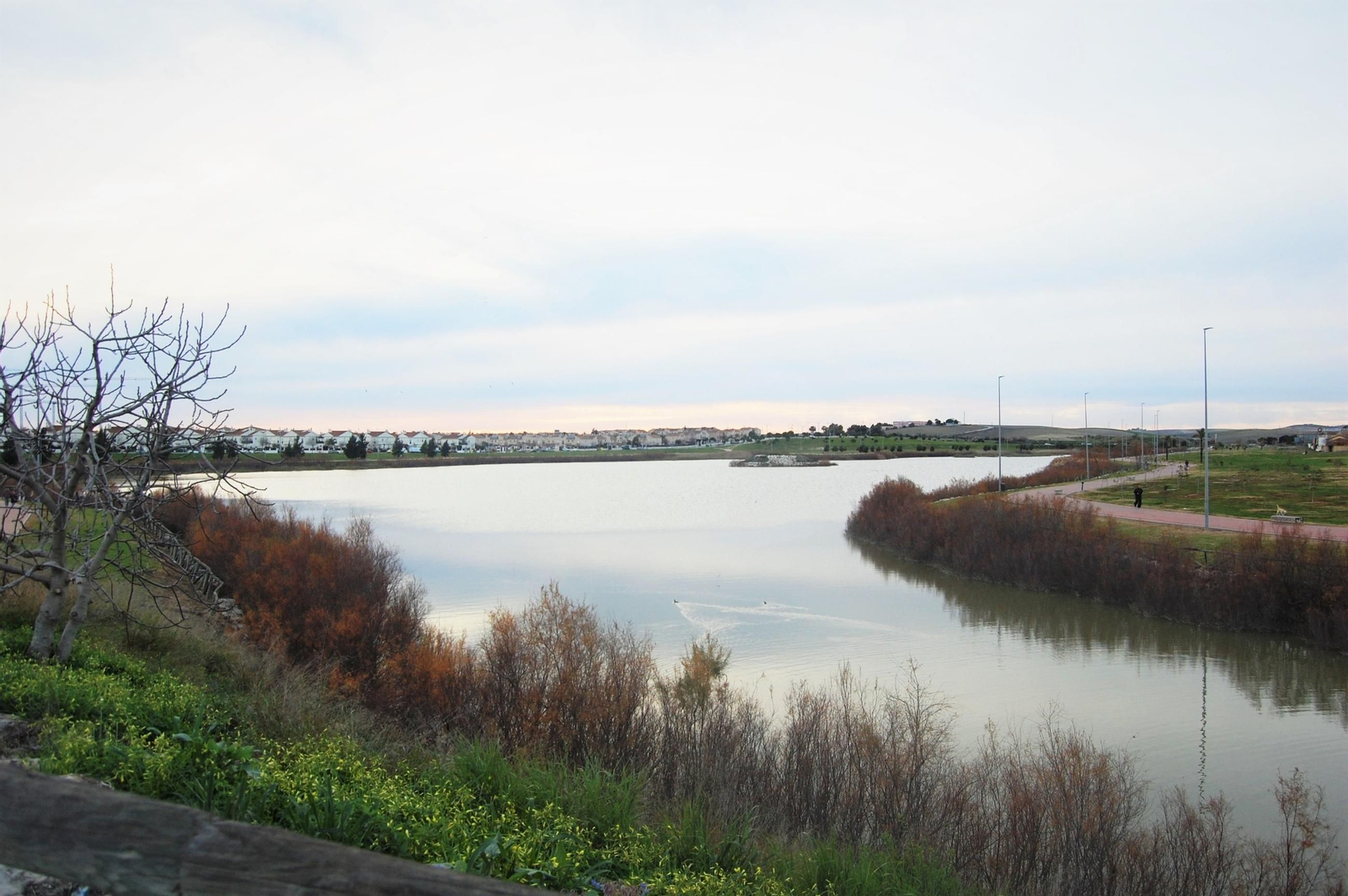 Imagen reciente de la Laguna de Torrox, en Jerez