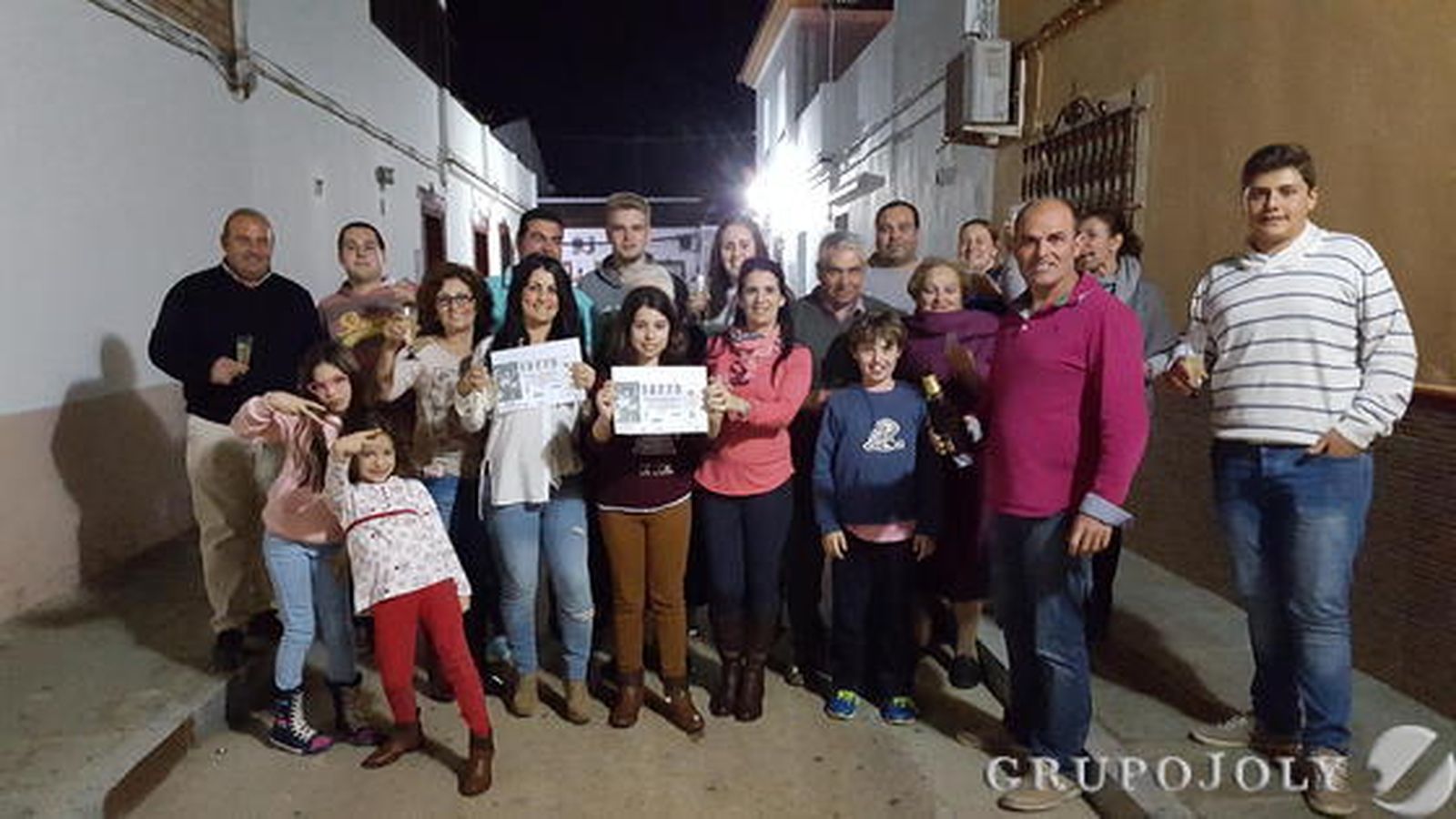 Las imágenes de una jornada de Lotería con lluvia de premios en la provincia de Huelva