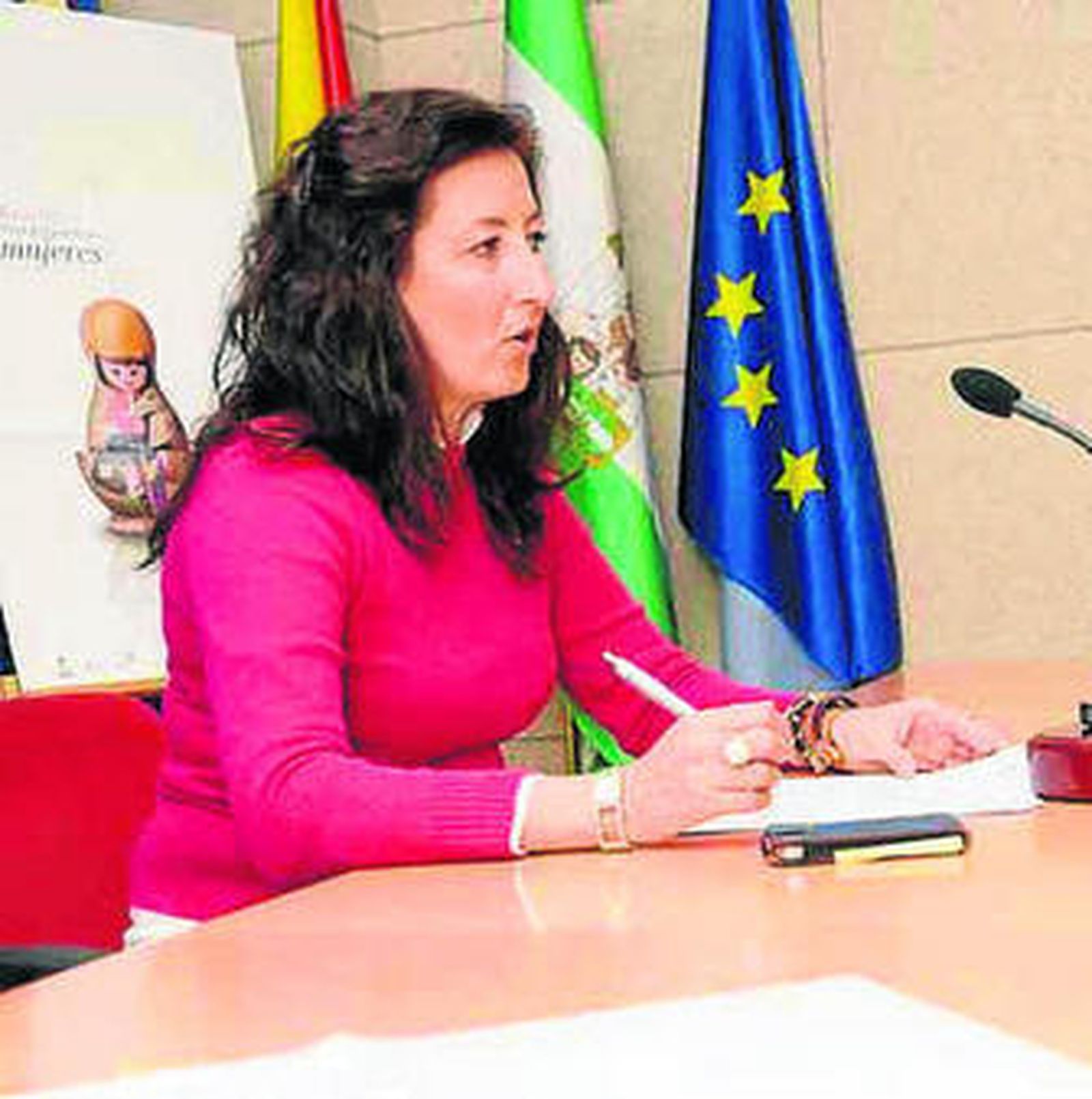 María Trinidad Moreno, delegada de Igualdad de la Diputación.