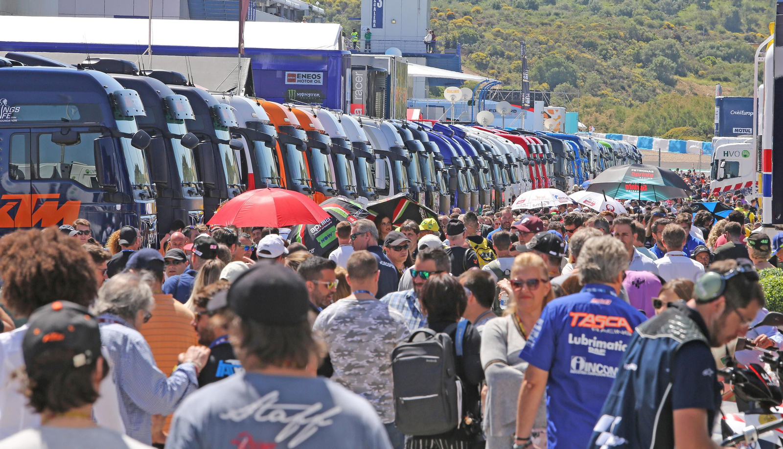 El ambiente en la Motorada, en imágenes