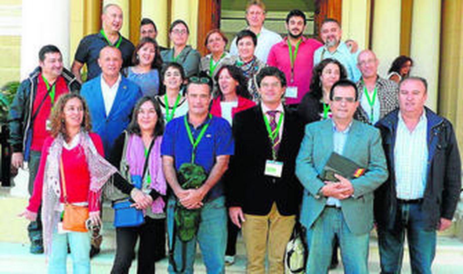 Foto de familia de todos los empresarios participantes en las jornadas.