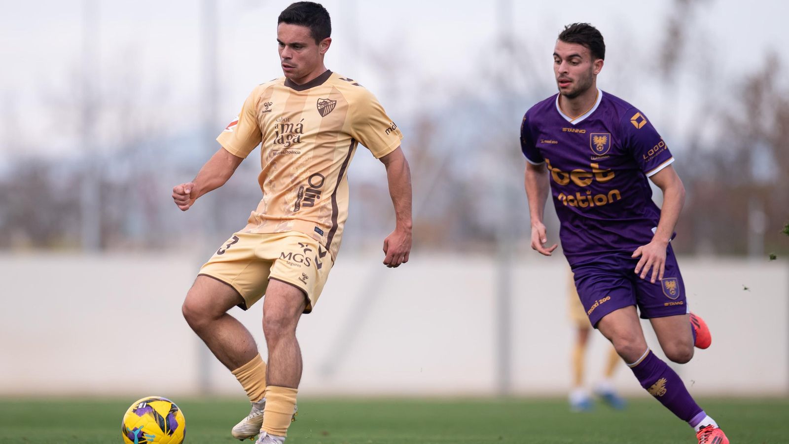 Sangalli, con el balón.