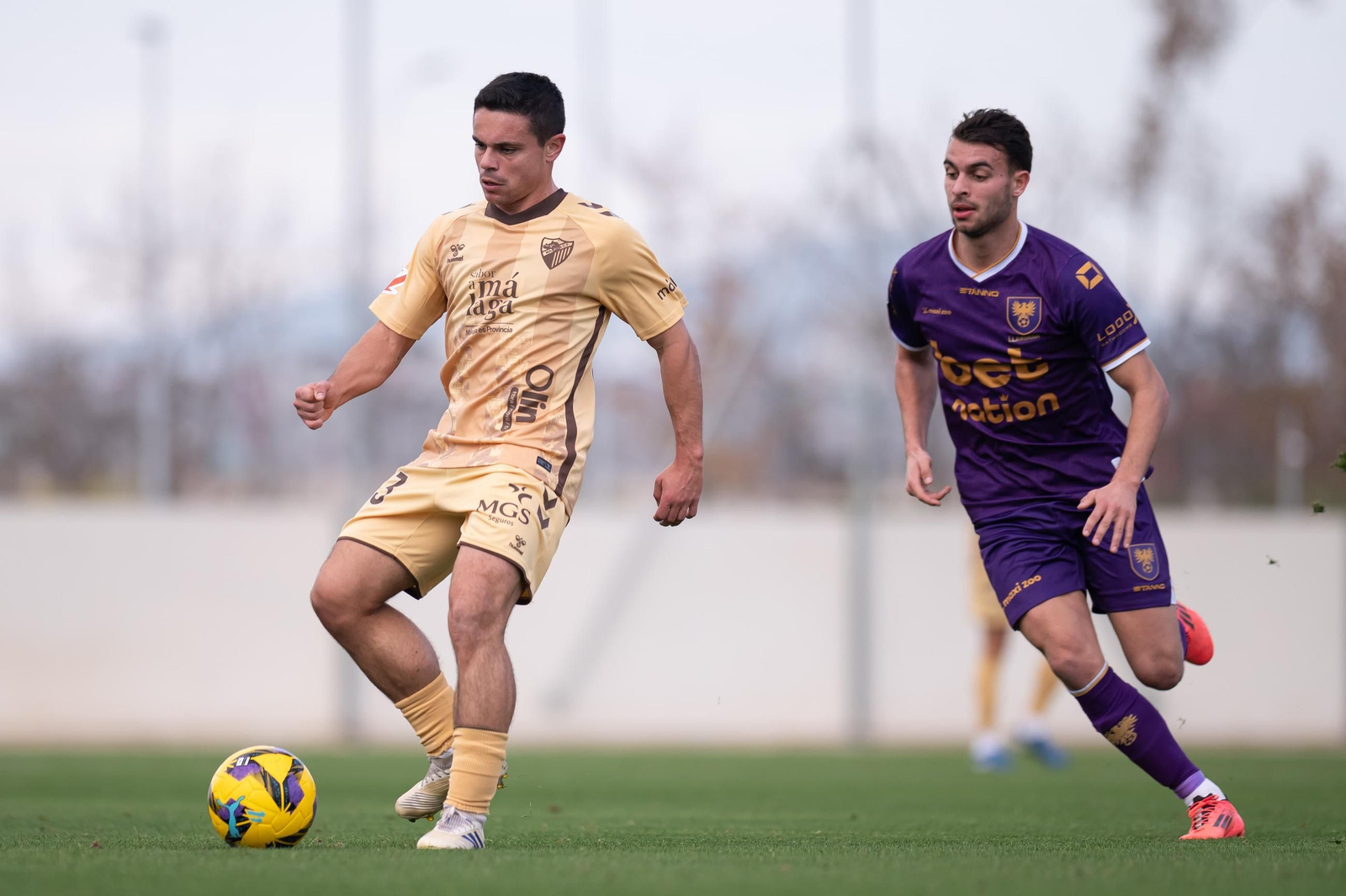Sangalli, con el balón.