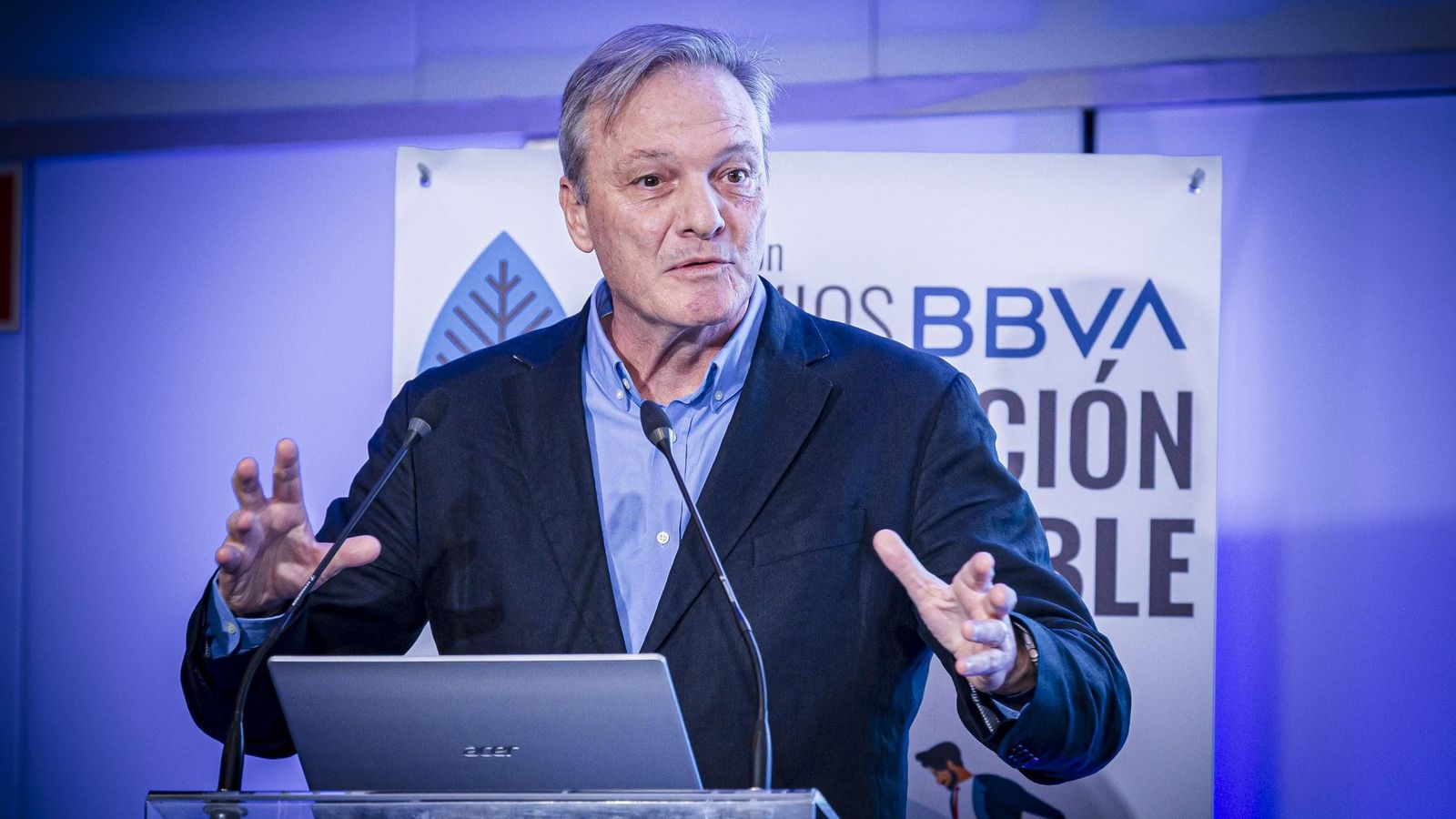 Miguel Ángel Turci, en su ponencia sobre Inteligencia Artificial.