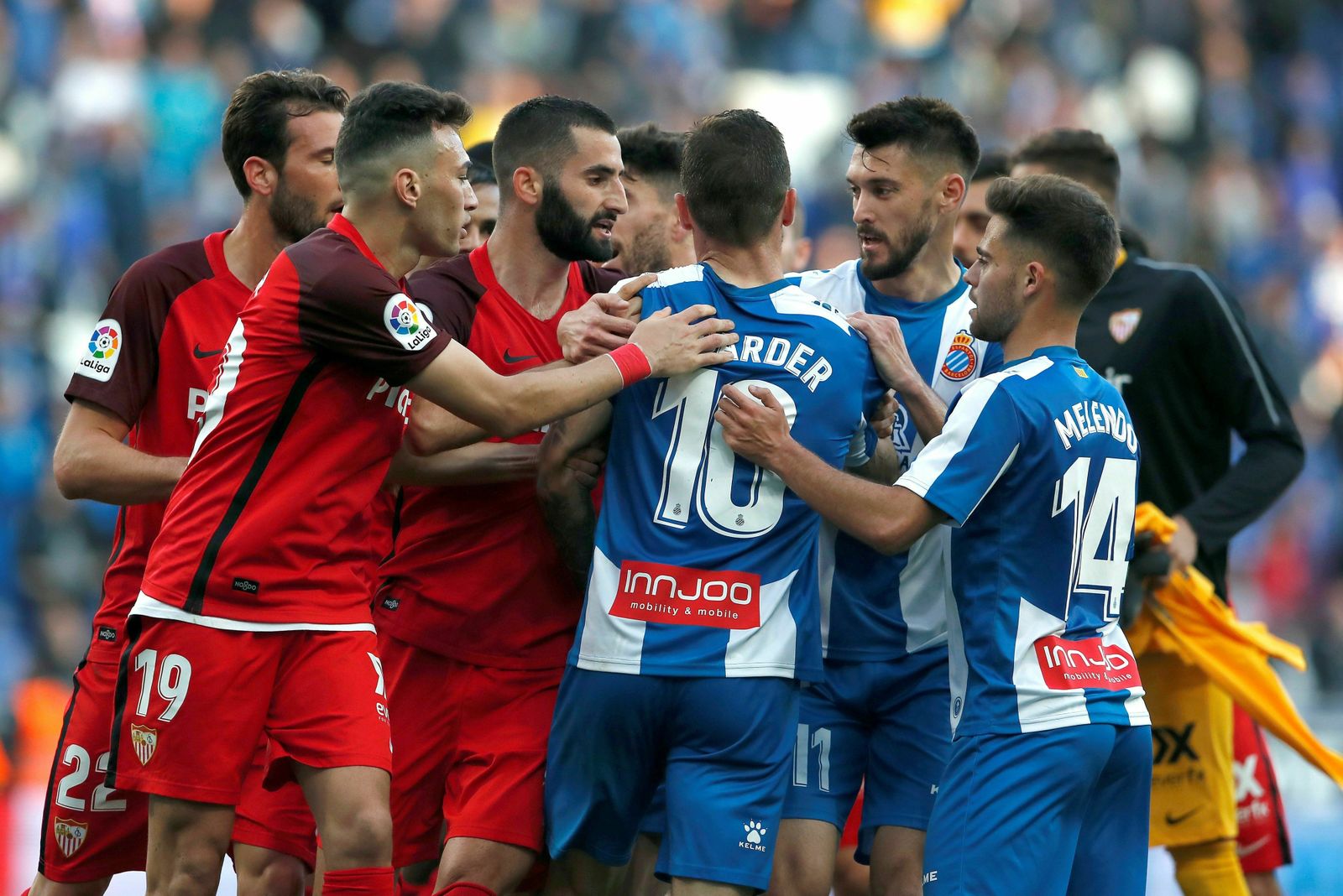 El Espanyol-Sevilla, en imágenes