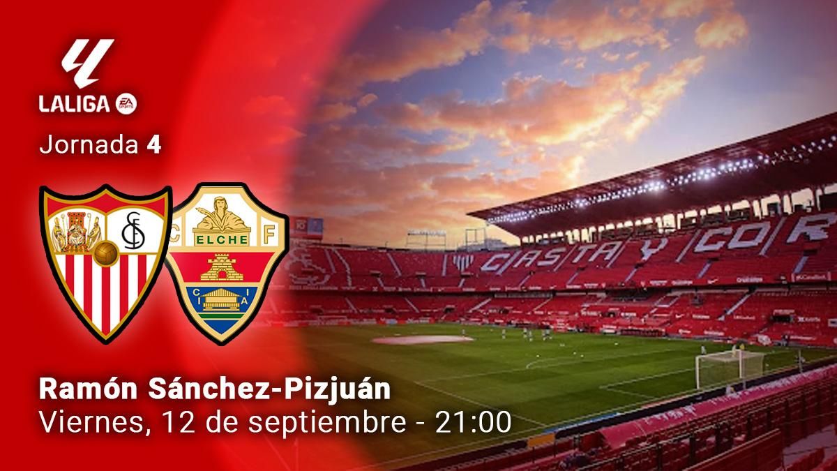 Sevilla-Elche: el partido de Liga en directo