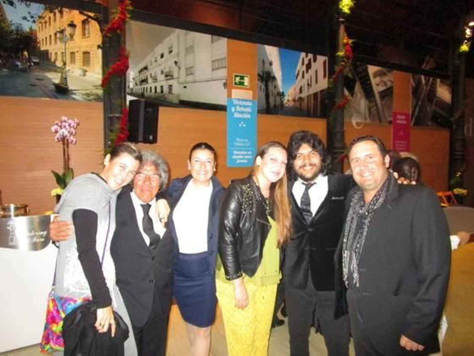 Triqui Pereyra, Rancapino, Sonia Galea,  Niña Pastori, Rancapino chico y Carlos Gómez.

Foto: Ignacio Casas de Ciria