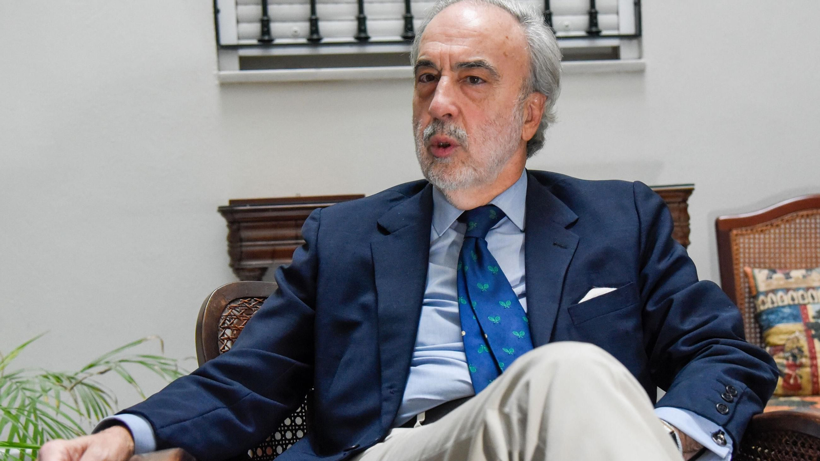 Fernando Castillo en el hotel Doña Blanca.