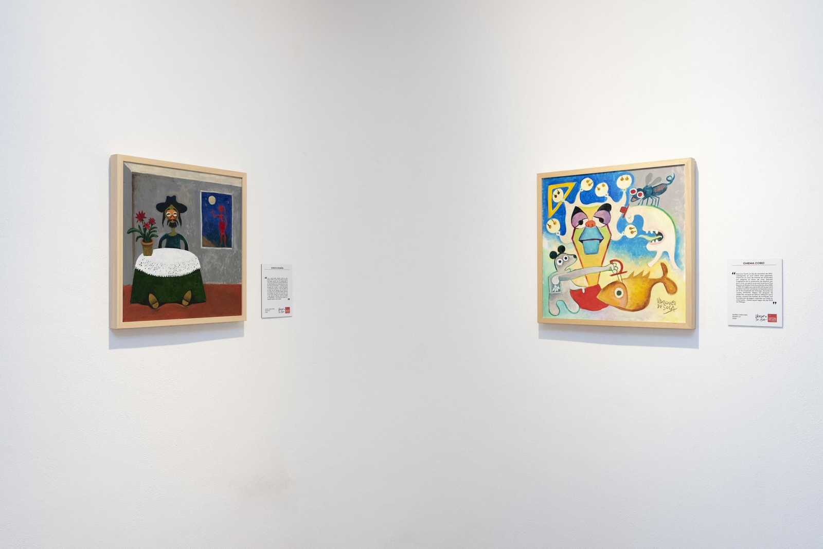 Fotos de la exposición permanente de Andrés Vázquez de Sola en el Centro de Arte Contemporáneo de San Roque