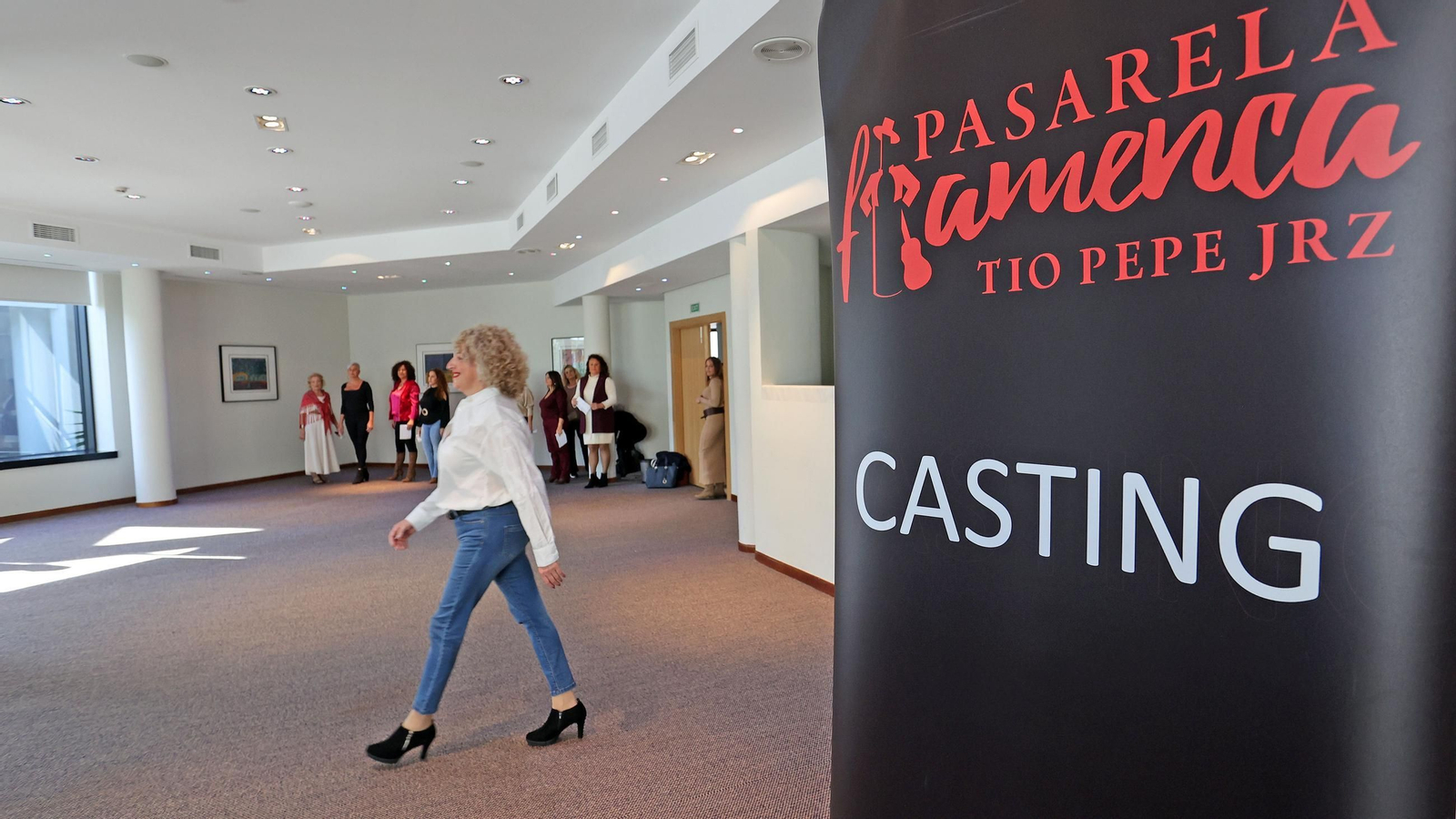 Imágenes del casting para la Pasarela Flamenca Jerez Tio Pepe 2026