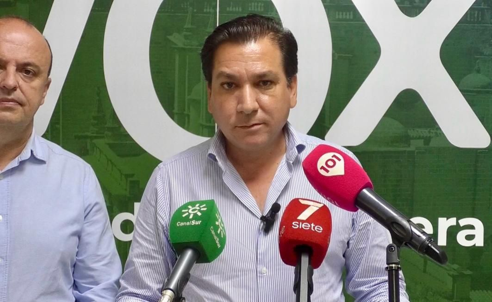 Ignacio Soto y Antonio Fernádez, de Vox Jerez.