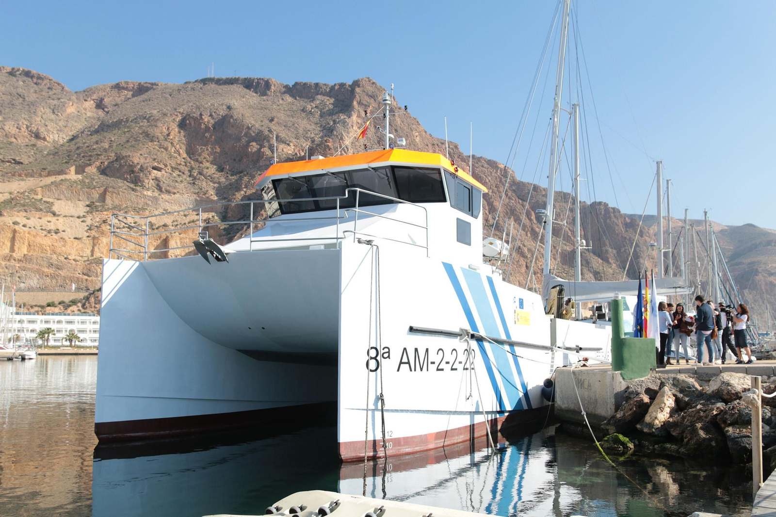 Así es el barco que trabajará en la Reserva Marina Isla de Alborán