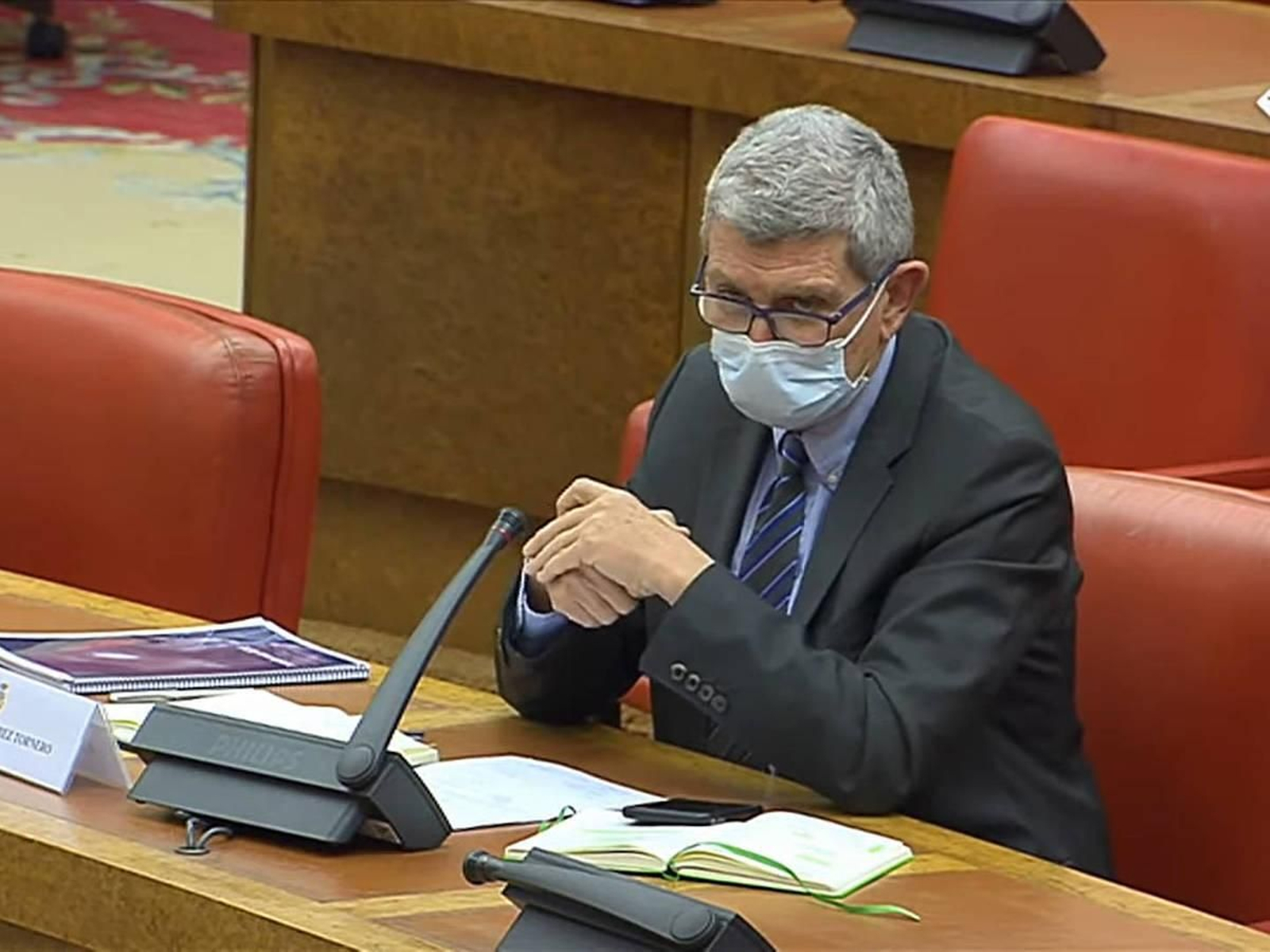 José Manuel Pérez Tornero, actual presidente de RTVE, en el Congreso.