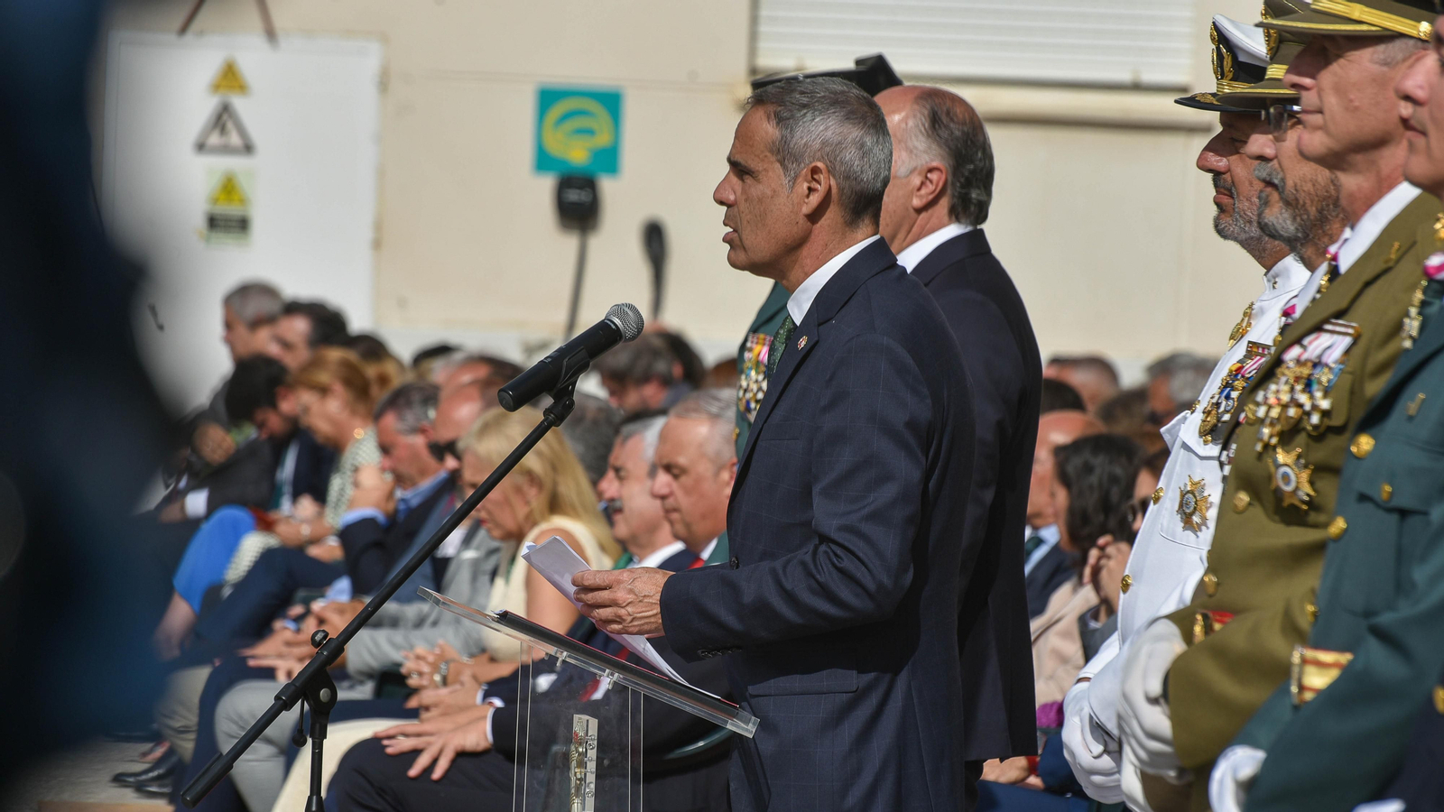 Fotos del acto por el 179 aniversario de la creación de la Guardia Civil en la Comandancia de Algeciras