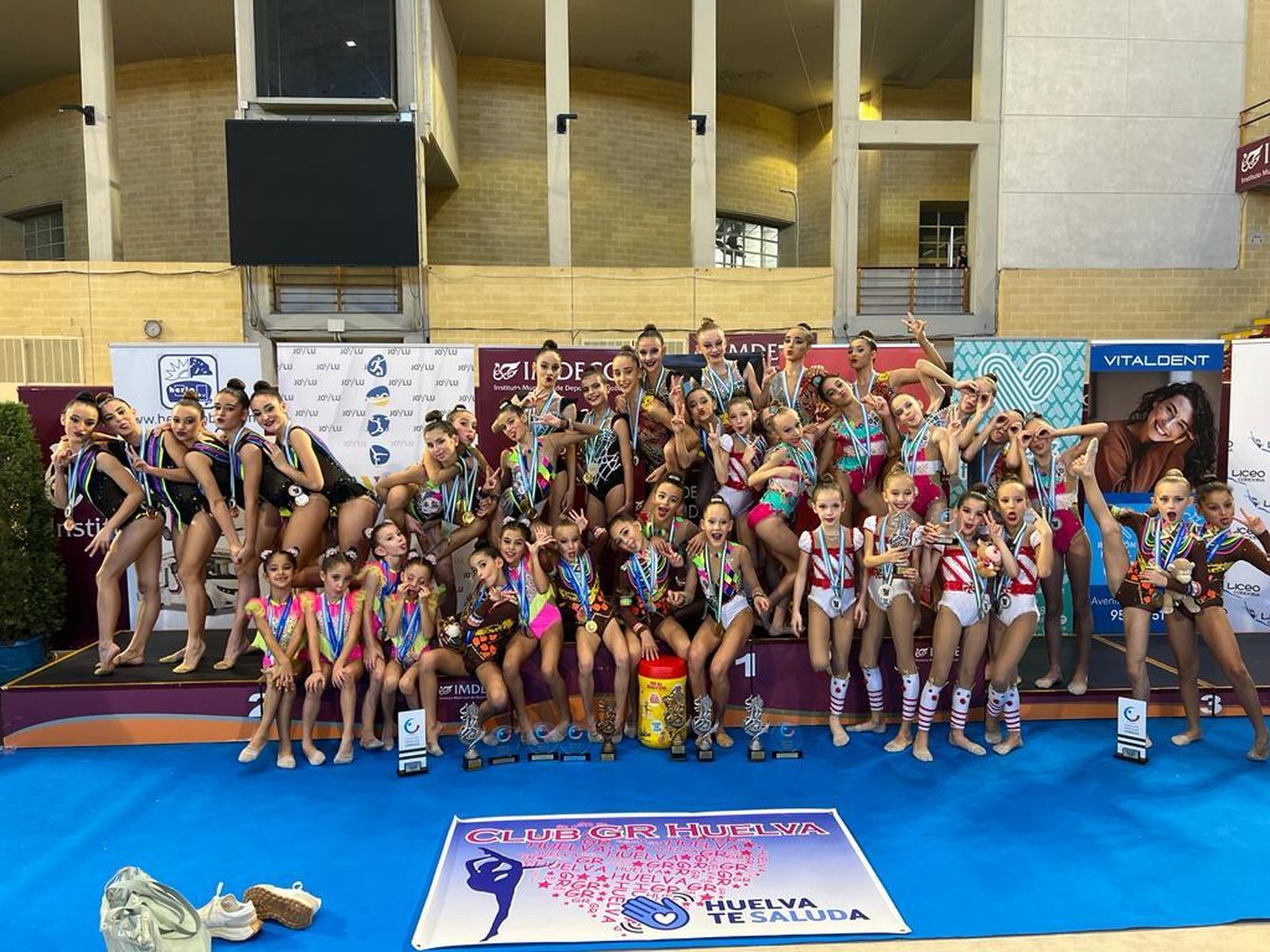 Las jóvenes del GR Huelva brillaron en el Andaluz.